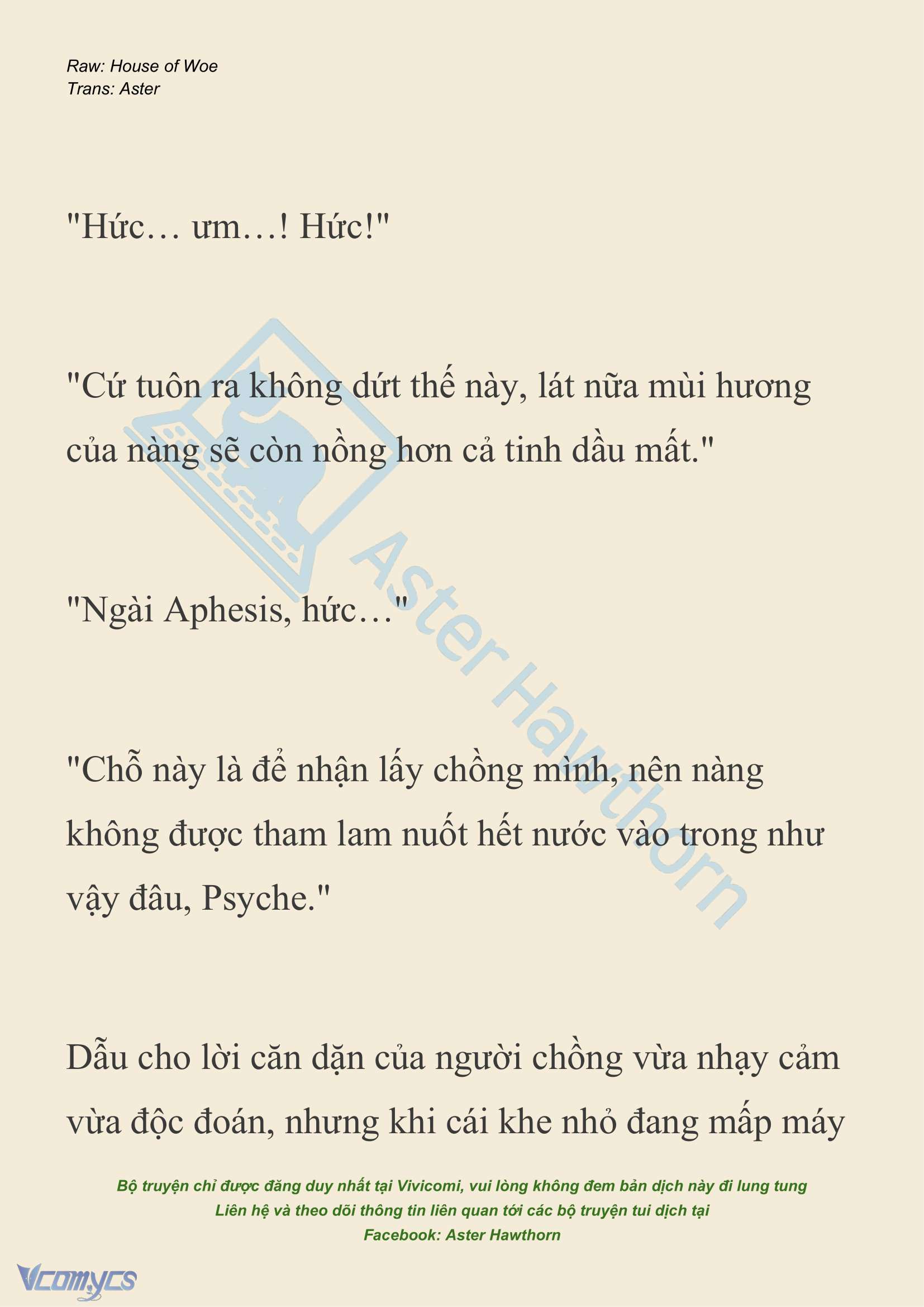 [NOVEL] Dành Cho Các Nữ Thần: Dành cho Psyche Chapter 22 - Trang 20