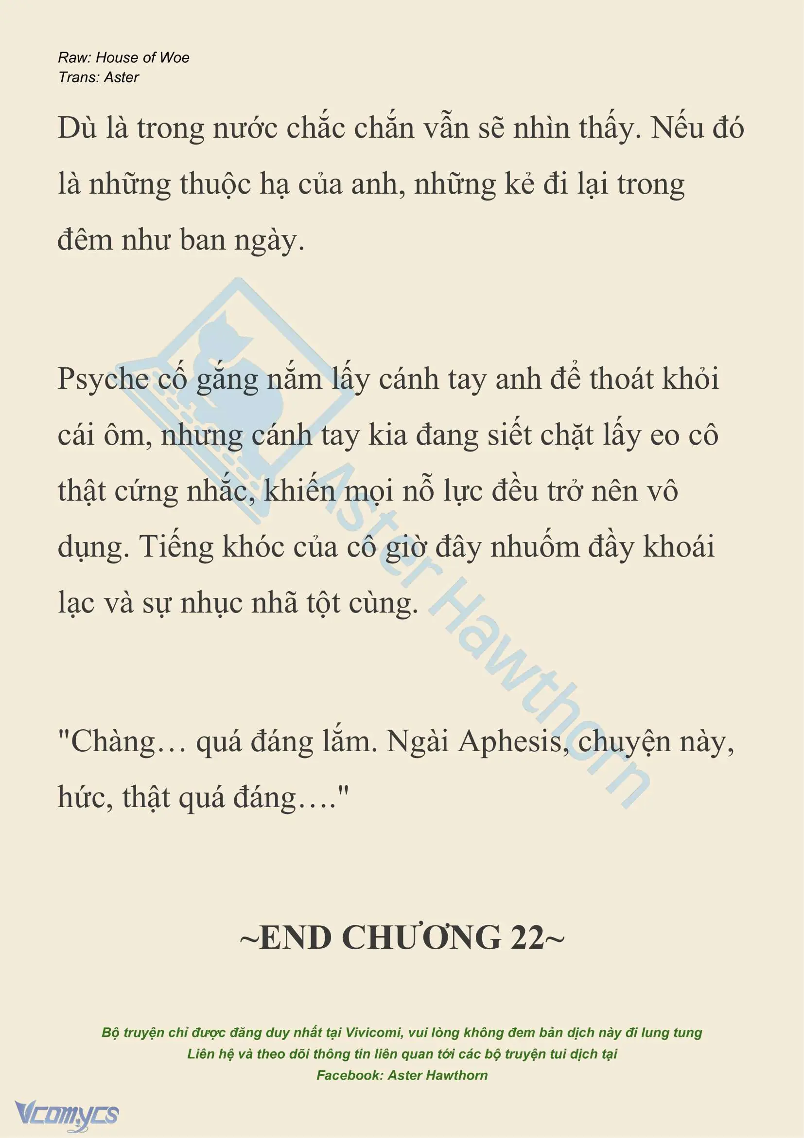 [NOVEL] Dành Cho Các Nữ Thần: Dành cho Psyche Chapter 22 - Trang 23