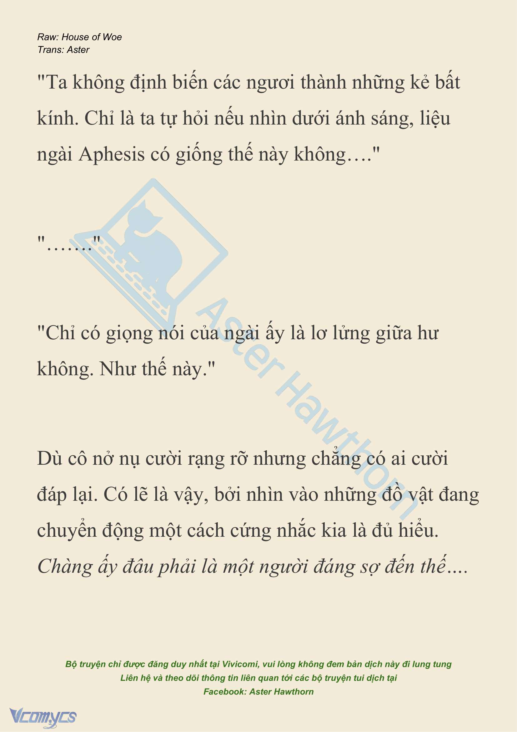 [NOVEL] Dành Cho Các Nữ Thần: Dành cho Psyche Chapter 22 - Trang 3