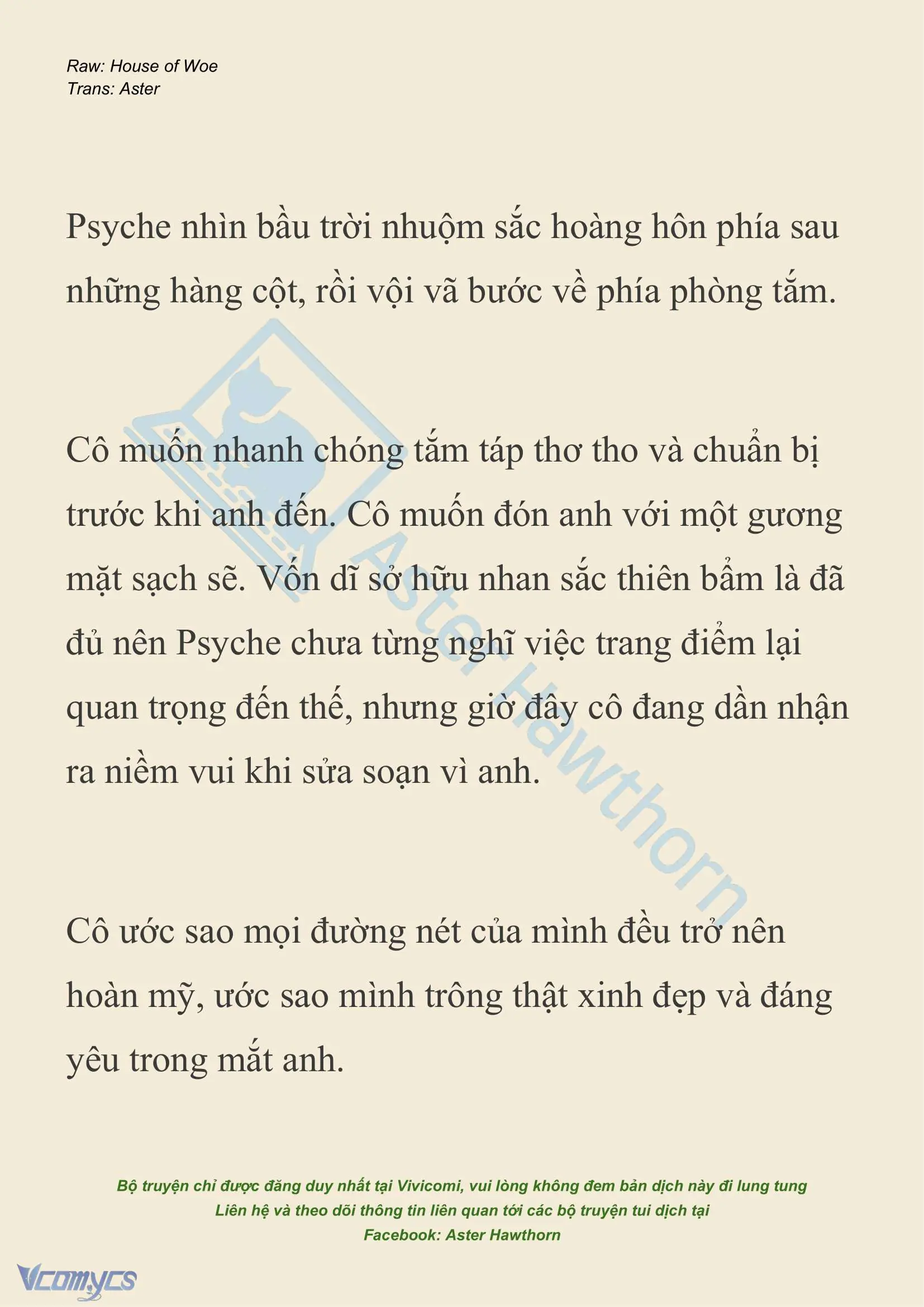 [NOVEL] Dành Cho Các Nữ Thần: Dành cho Psyche Chapter 22 - Trang 5