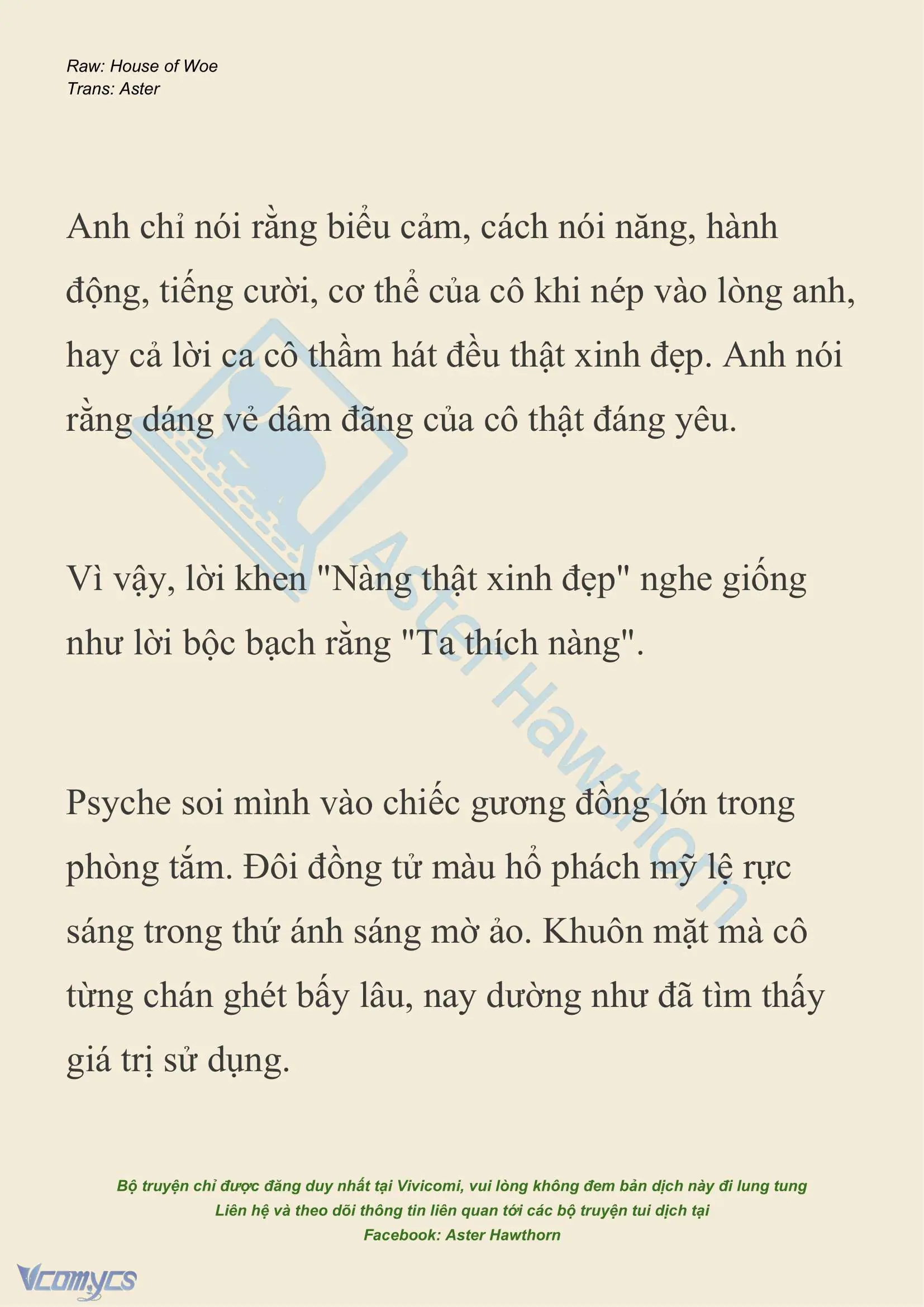 [NOVEL] Dành Cho Các Nữ Thần: Dành cho Psyche Chapter 22 - Trang 7
