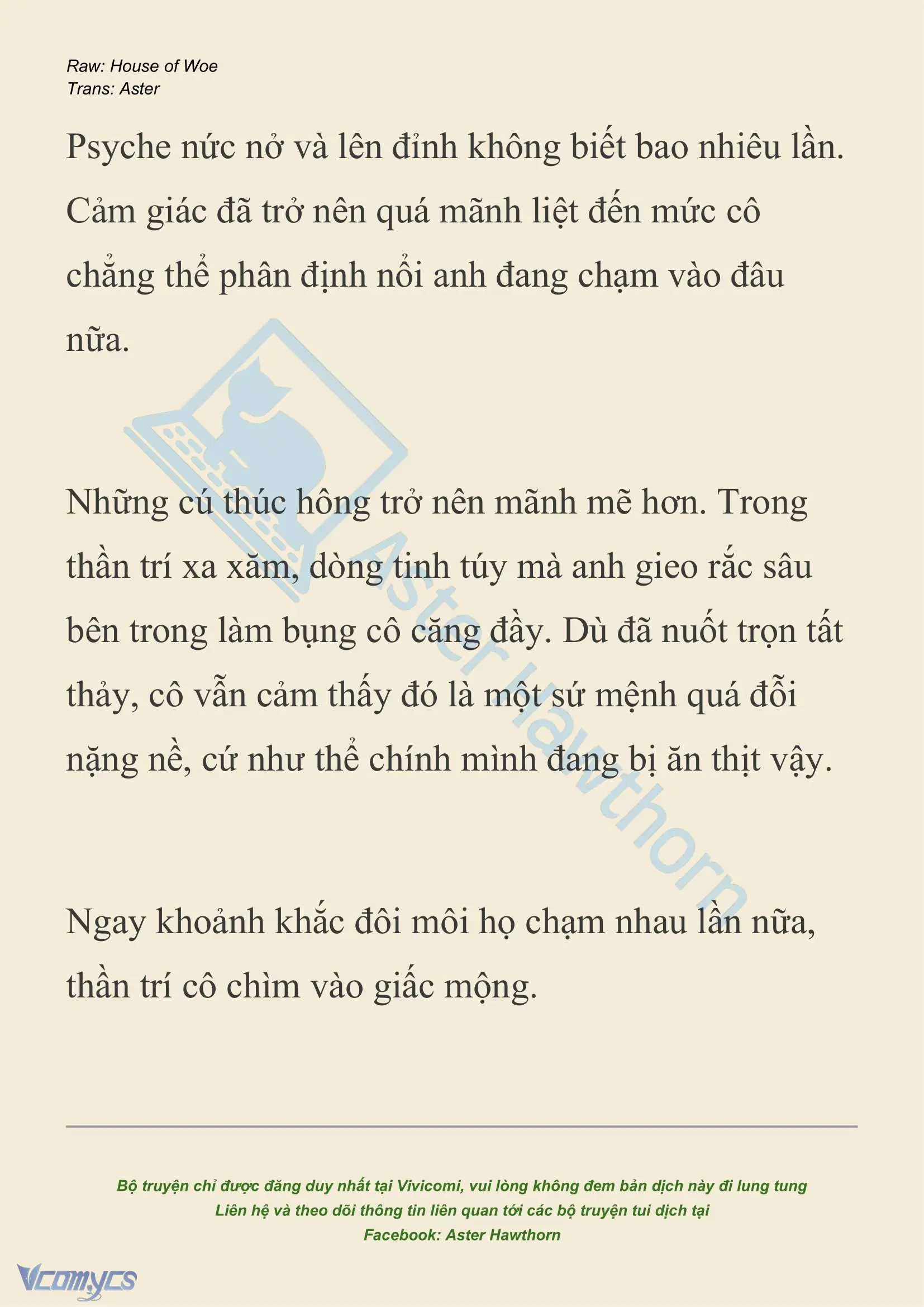 [NOVEL] Dành Cho Các Nữ Thần: Dành cho Psyche Chapter 23 - Trang 10