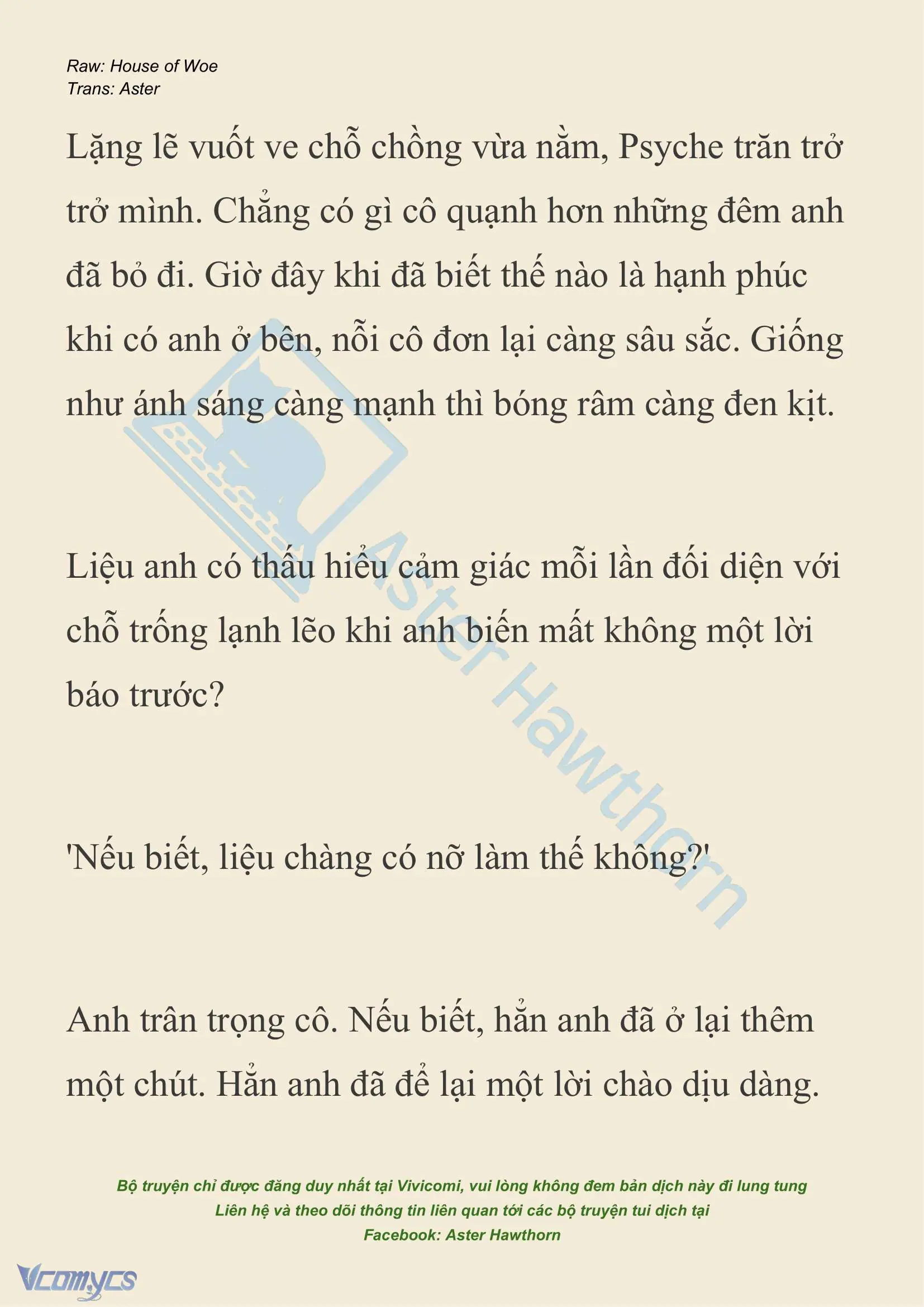 [NOVEL] Dành Cho Các Nữ Thần: Dành cho Psyche Chapter 23 - Trang 13