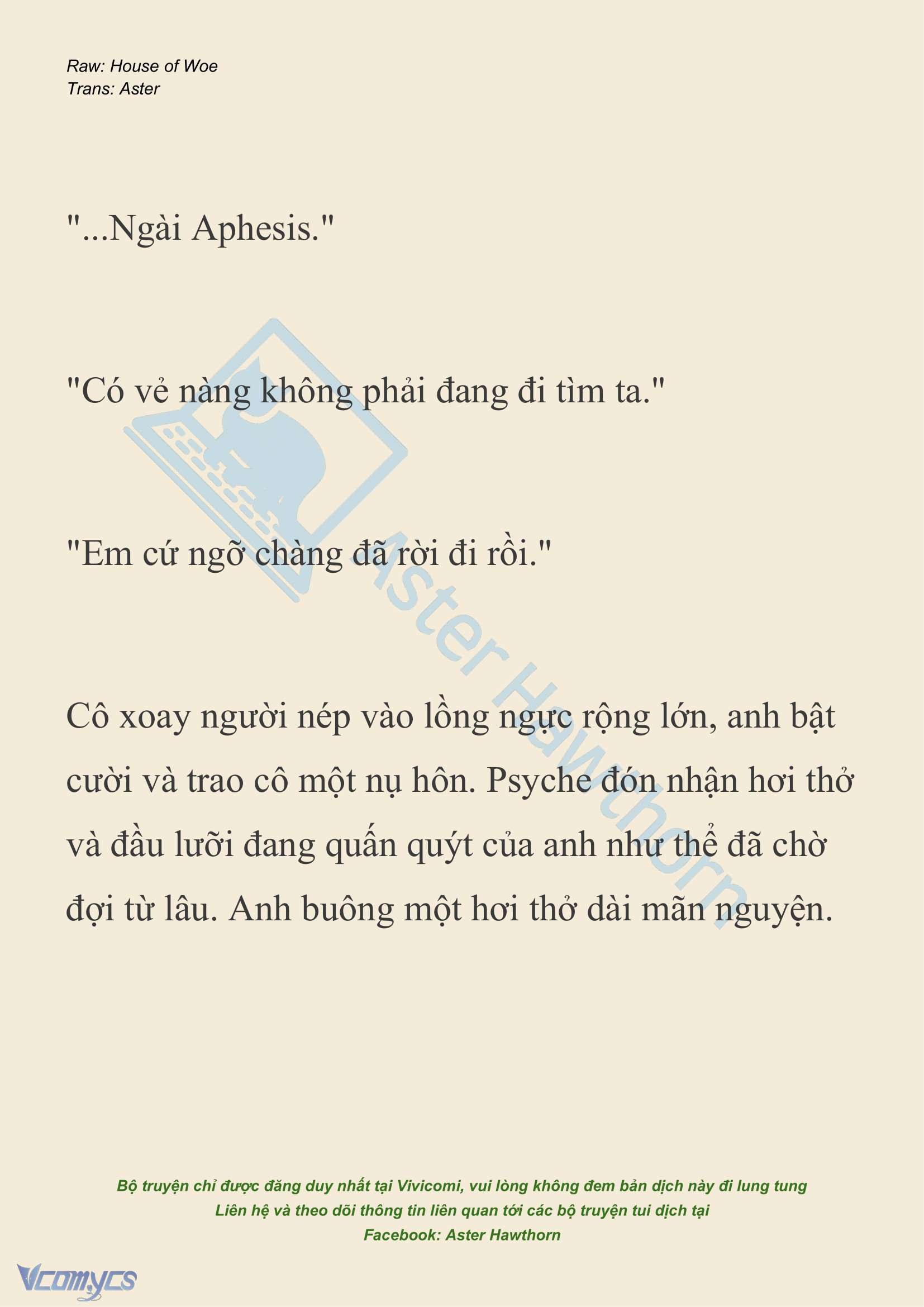 [NOVEL] Dành Cho Các Nữ Thần: Dành cho Psyche Chapter 23 - Trang 17