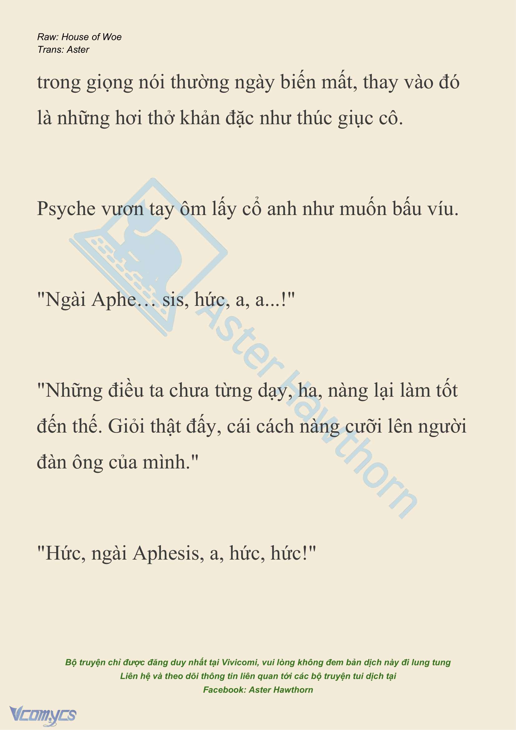 [NOVEL] Dành Cho Các Nữ Thần: Dành cho Psyche Chapter 23 - Trang 7
