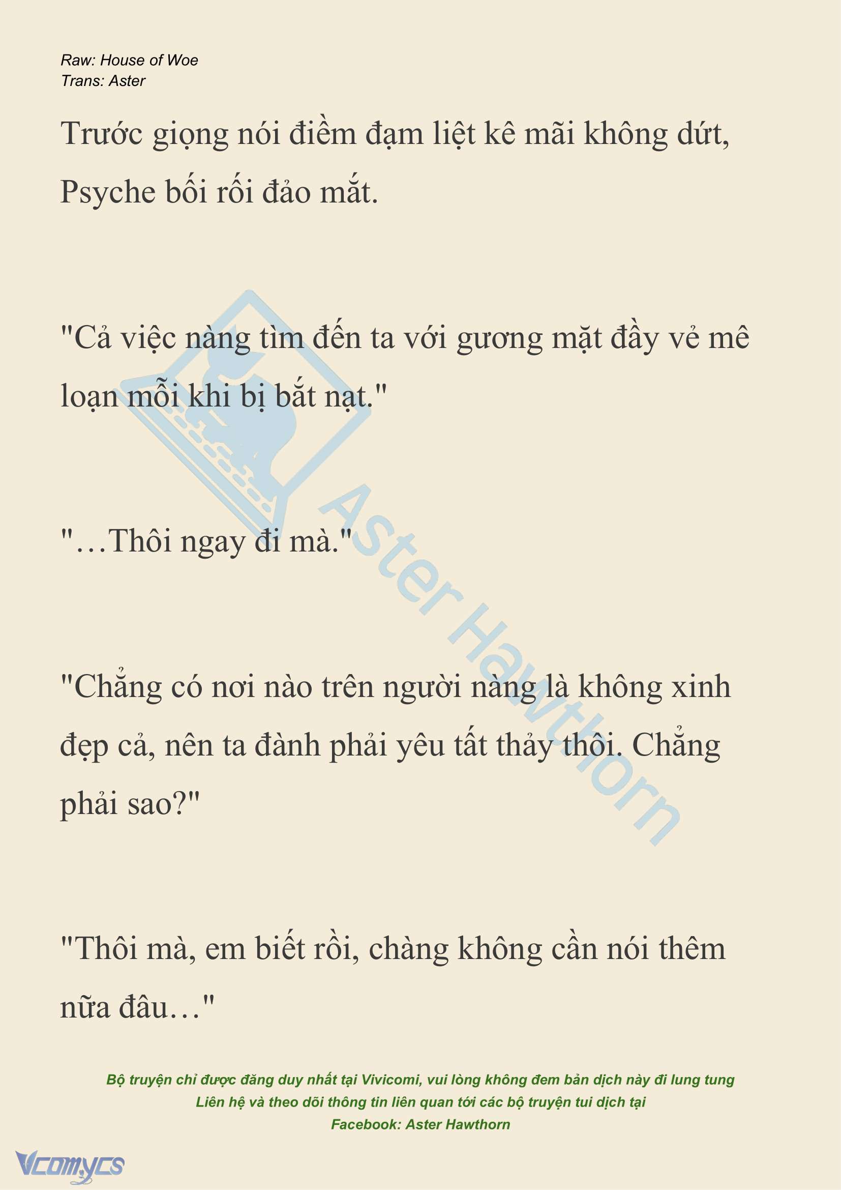 [NOVEL] Dành Cho Các Nữ Thần: Dành cho Psyche Chapter 24 - Trang 11