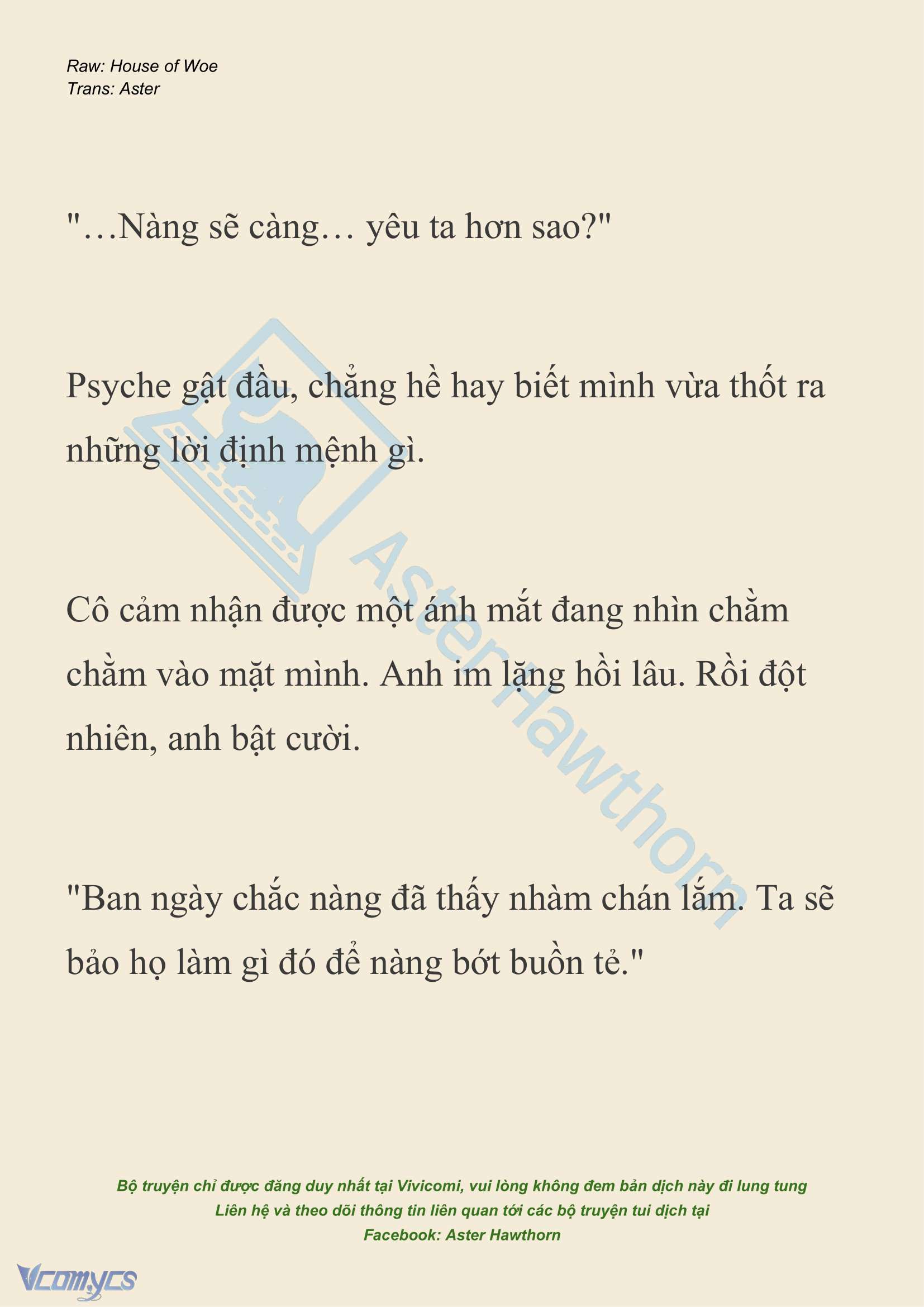 [NOVEL] Dành Cho Các Nữ Thần: Dành cho Psyche Chapter 24 - Trang 20