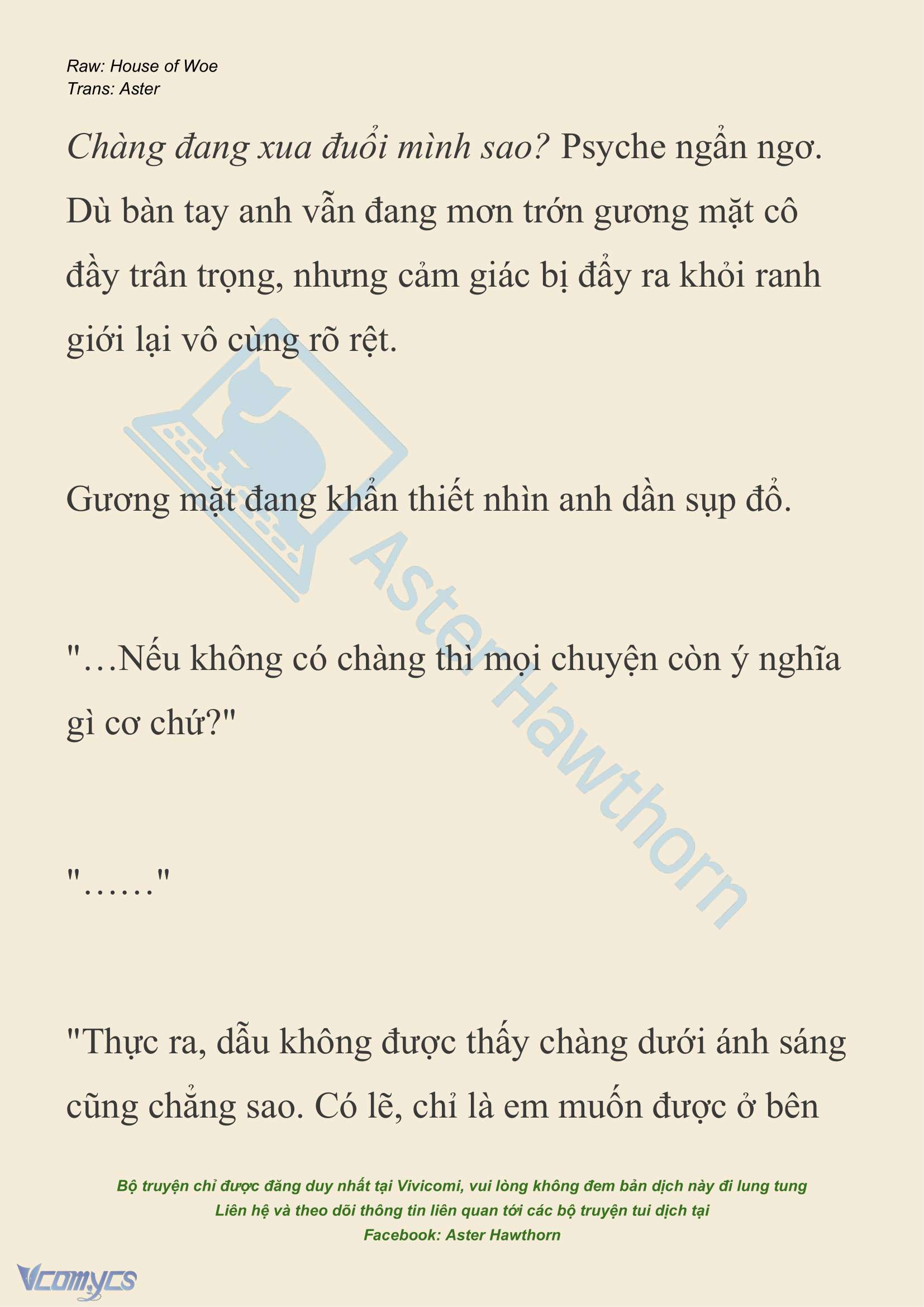 [NOVEL] Dành Cho Các Nữ Thần: Dành cho Psyche Chapter 24 - Trang 21