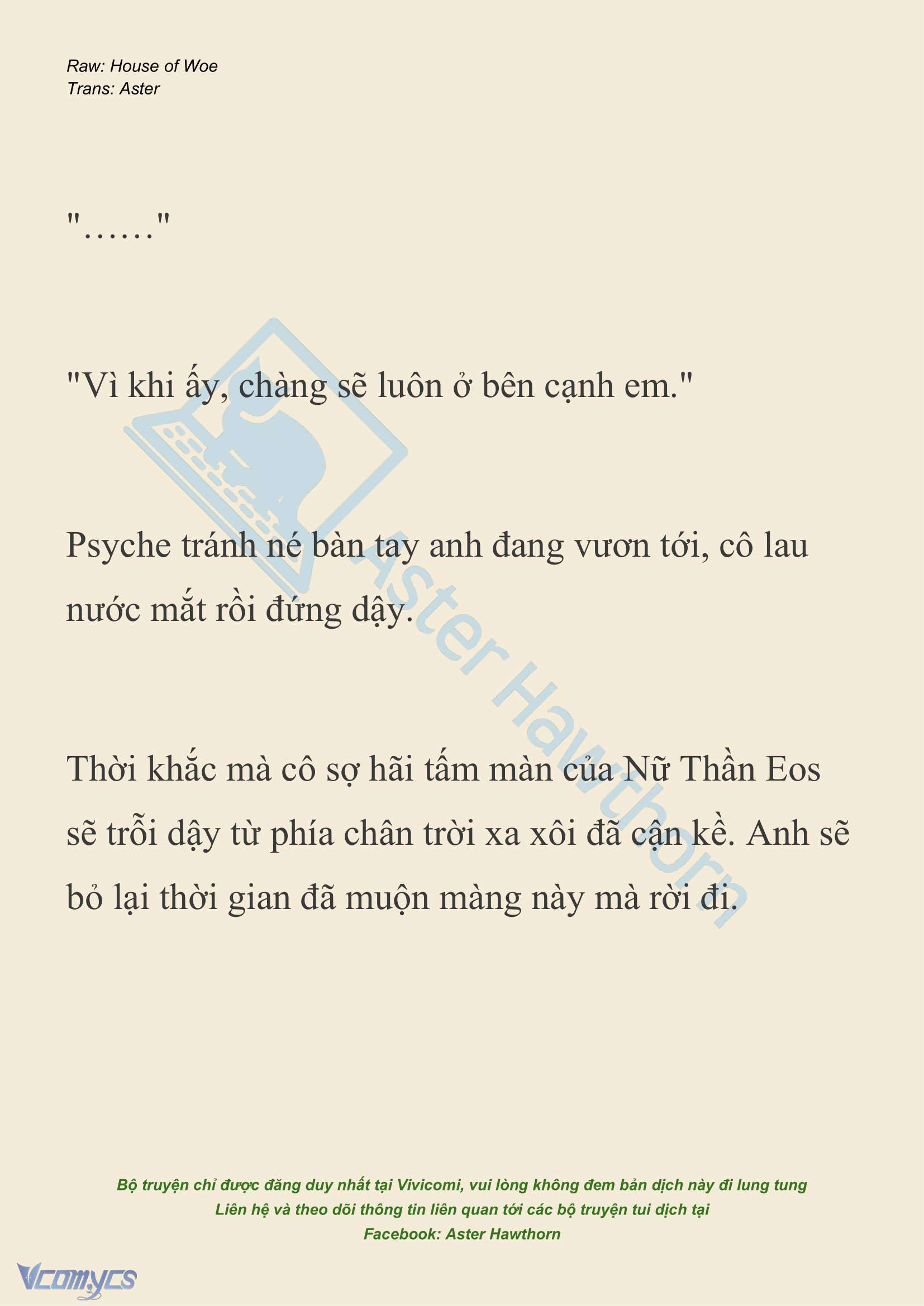 [NOVEL] Dành Cho Các Nữ Thần: Dành cho Psyche Chapter 24 - Trang 23