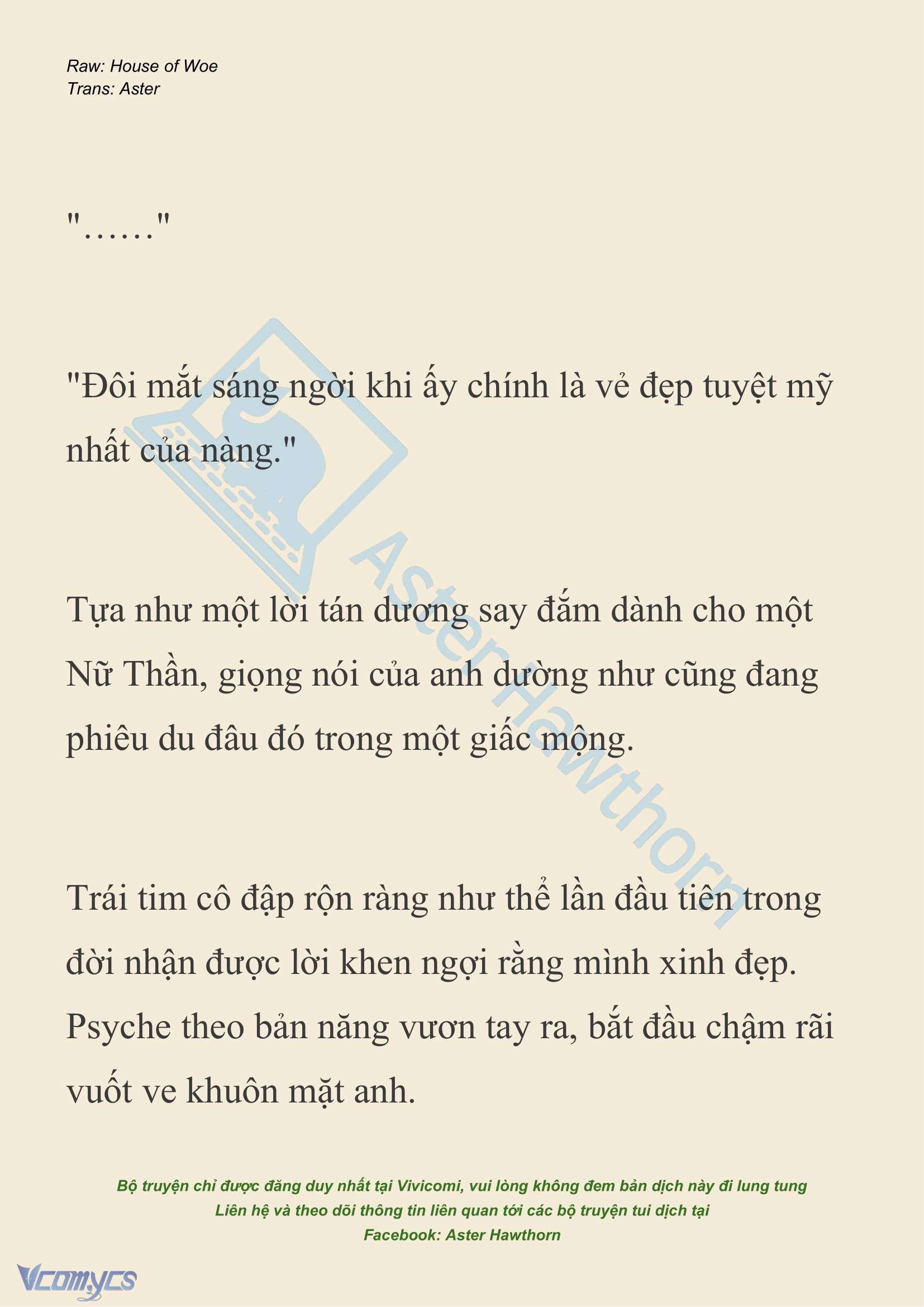 [NOVEL] Dành Cho Các Nữ Thần: Dành cho Psyche Chapter 24 - Trang 7