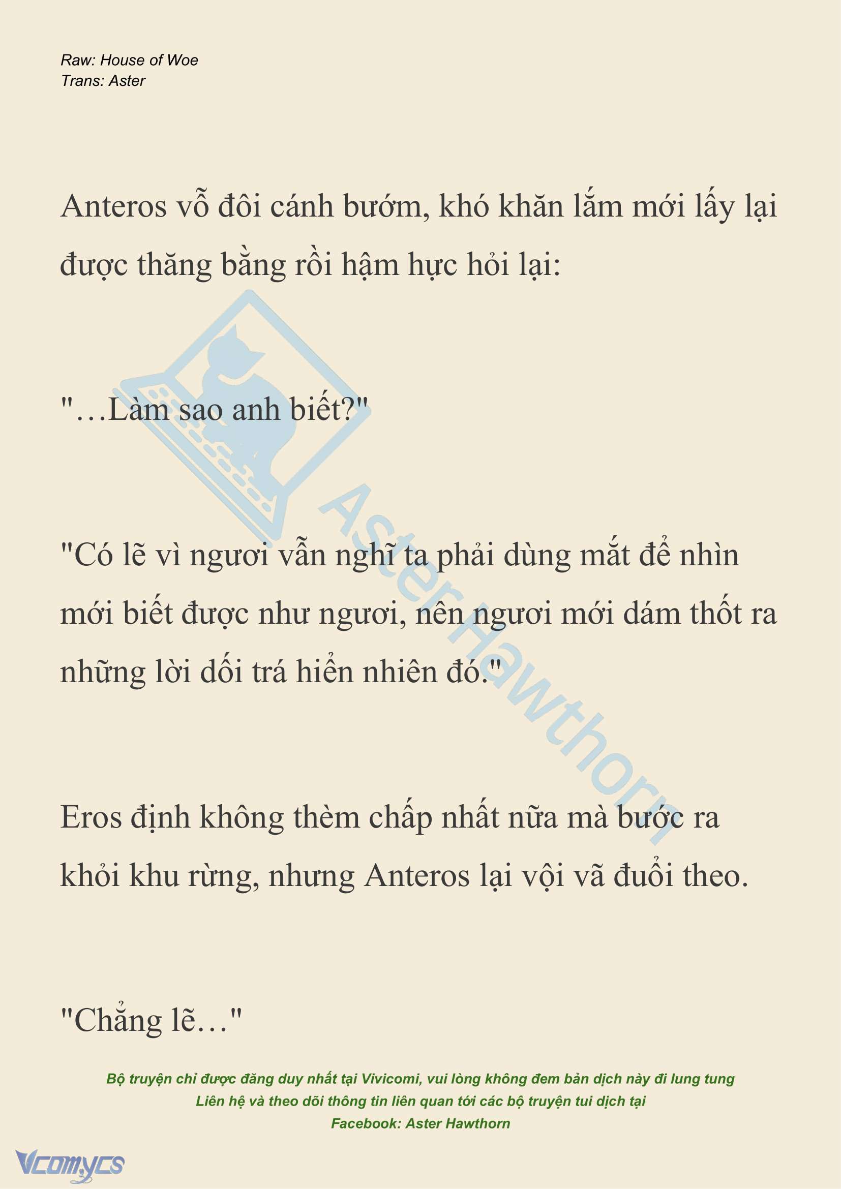 [NOVEL] Dành Cho Các Nữ Thần: Dành cho Psyche Chapter 25 - Trang 19
