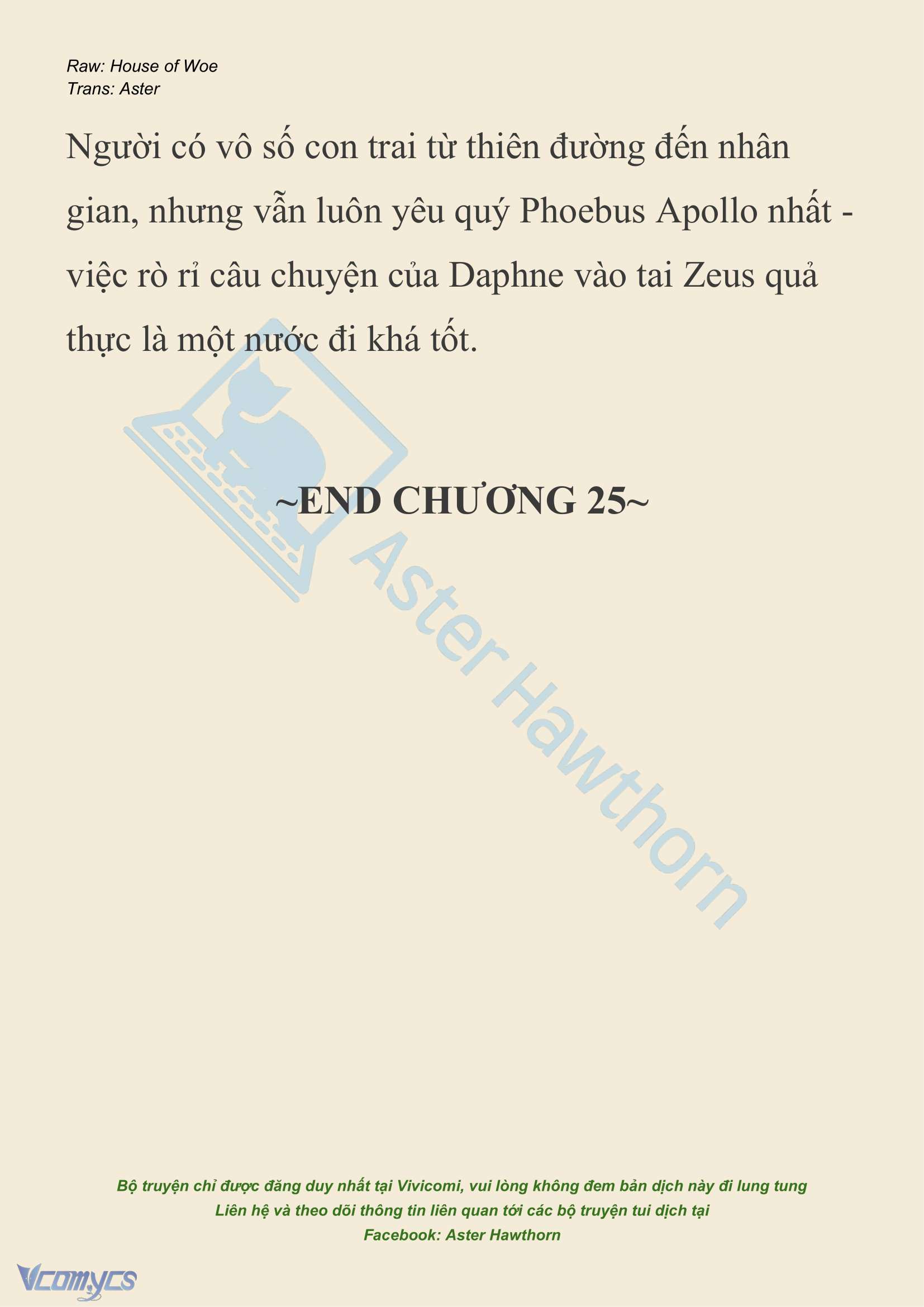 [NOVEL] Dành Cho Các Nữ Thần: Dành cho Psyche Chapter 25 - Trang 22