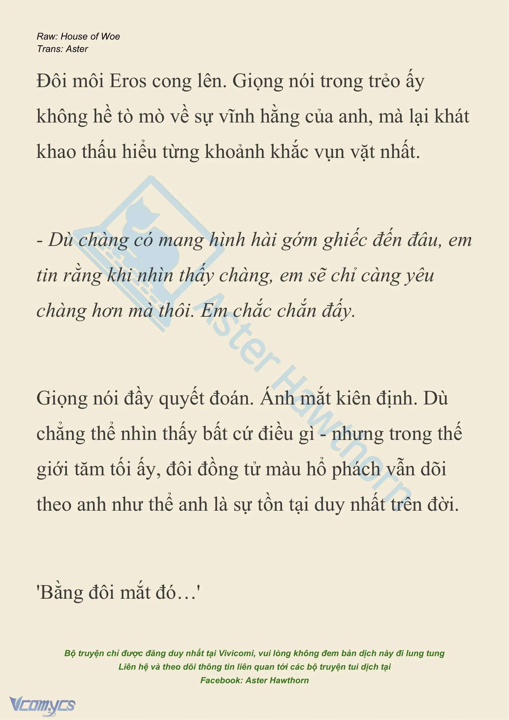 [NOVEL] Dành Cho Các Nữ Thần: Dành cho Psyche Chapter 25 - Trang 4
