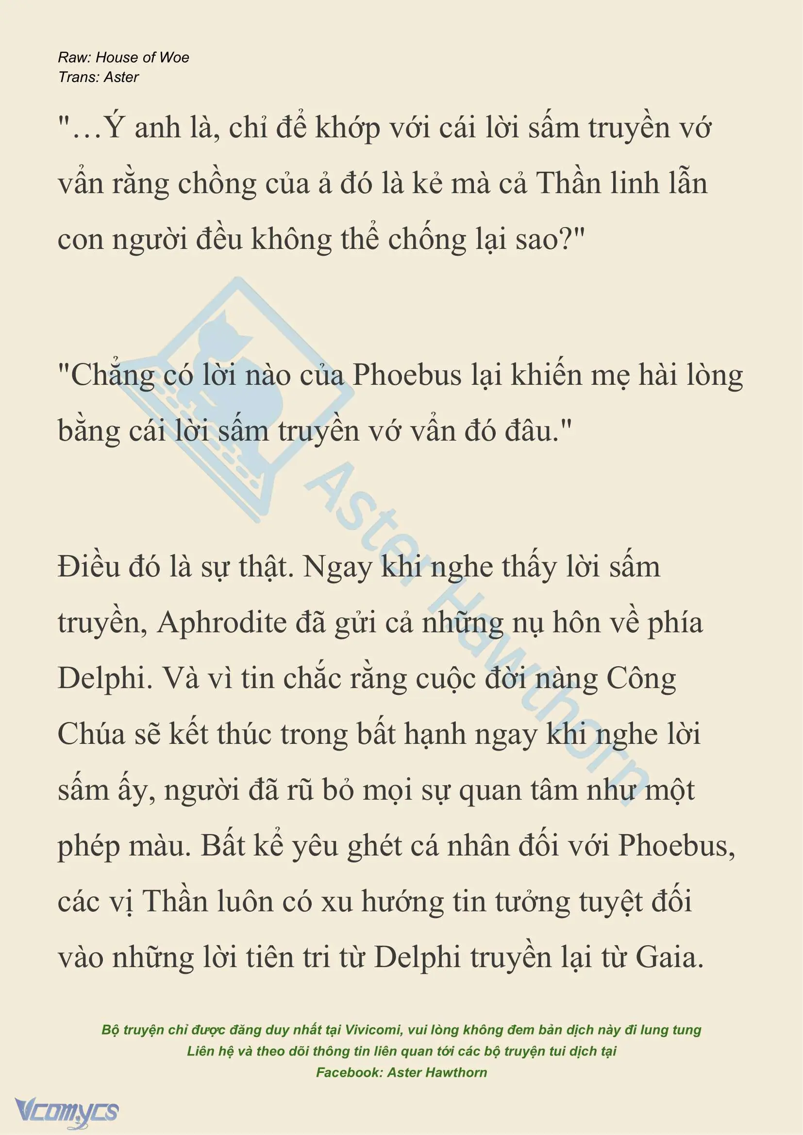 [NOVEL] Dành Cho Các Nữ Thần: Dành cho Psyche Chapter 26 - Trang 16