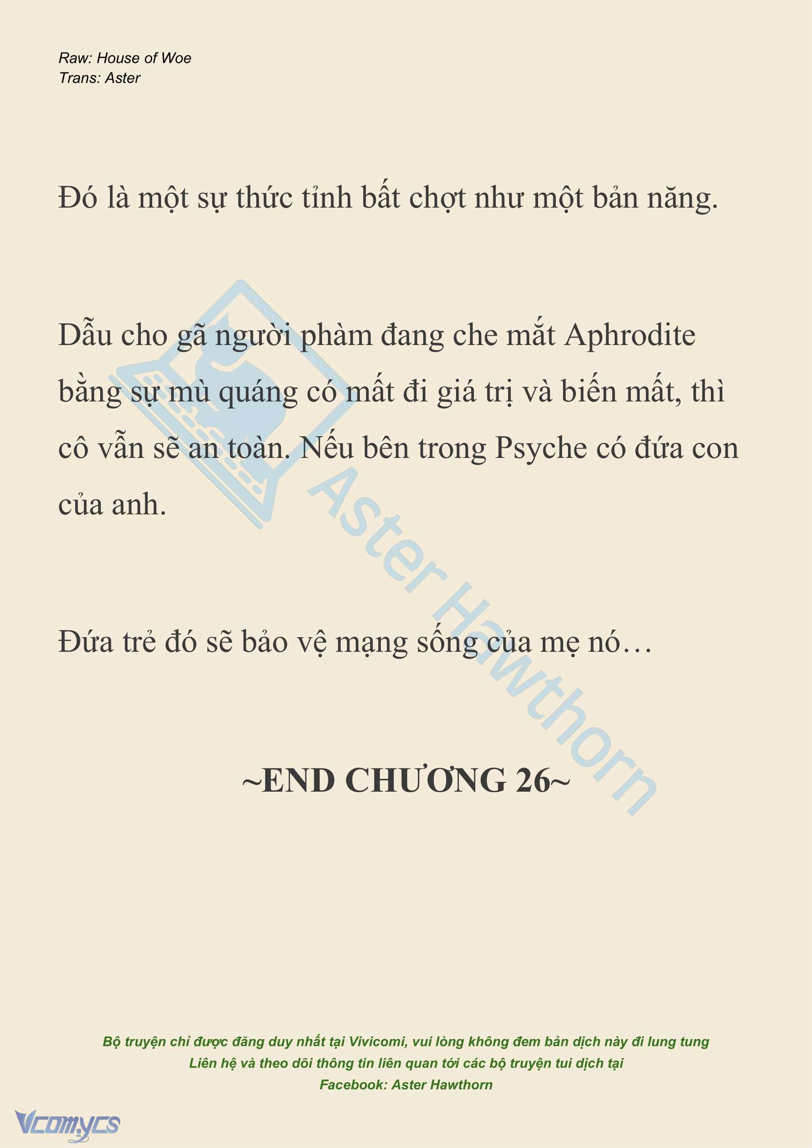 [NOVEL] Dành Cho Các Nữ Thần: Dành cho Psyche Chapter 26 - Trang 21