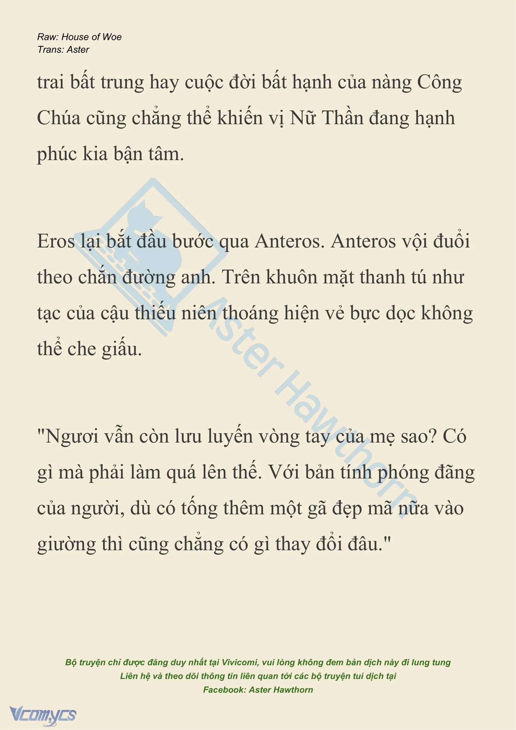 [NOVEL] Dành Cho Các Nữ Thần: Dành cho Psyche Chapter 26 - Trang 7