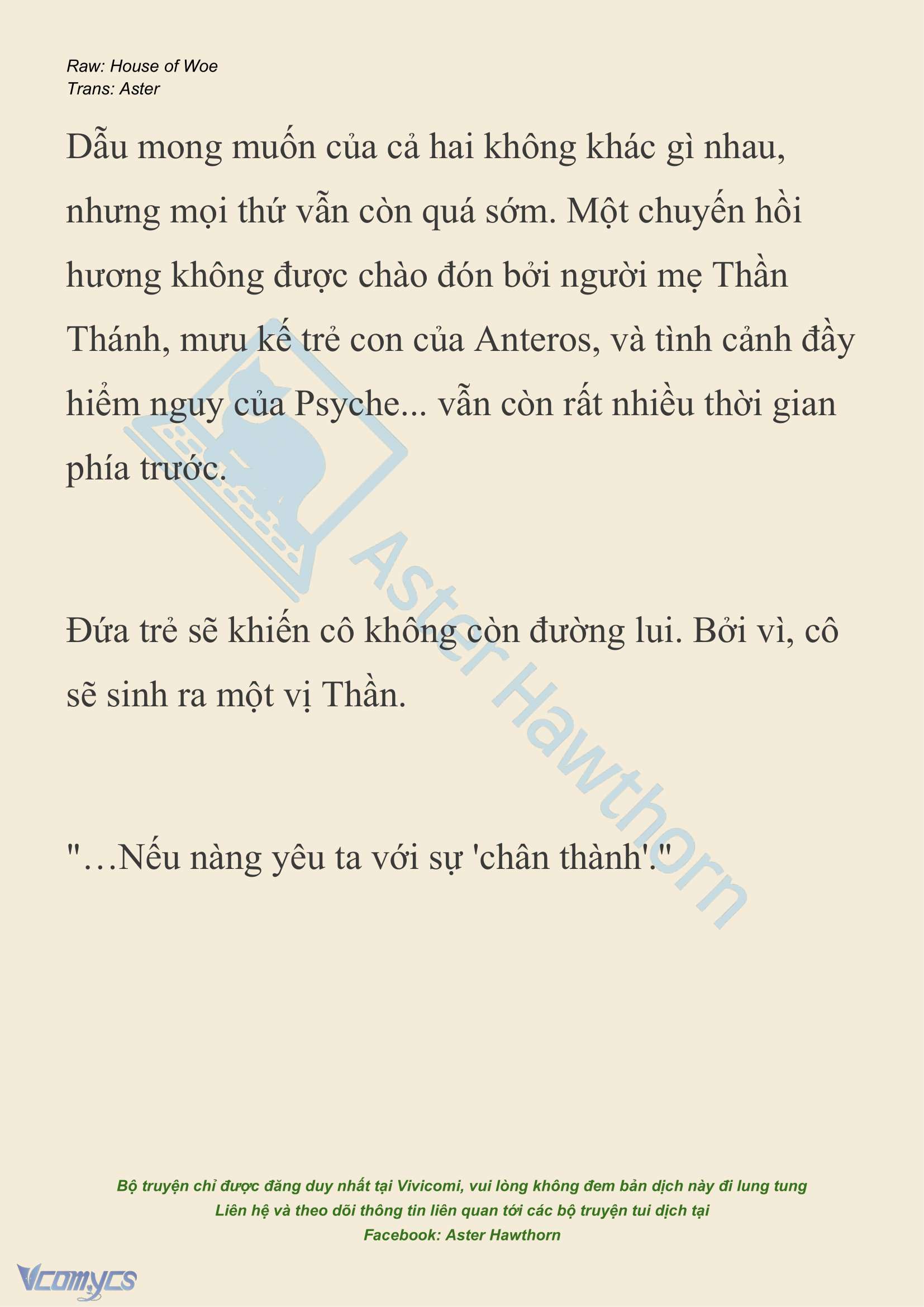 [NOVEL] Dành Cho Các Nữ Thần: Dành cho Psyche Chapter 27 - Trang 21