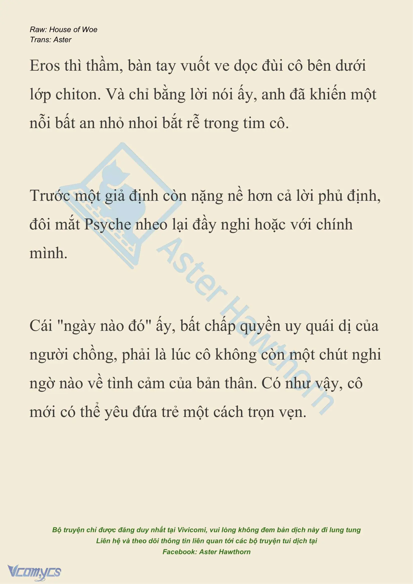 [NOVEL] Dành Cho Các Nữ Thần: Dành cho Psyche Chapter 27 - Trang 22