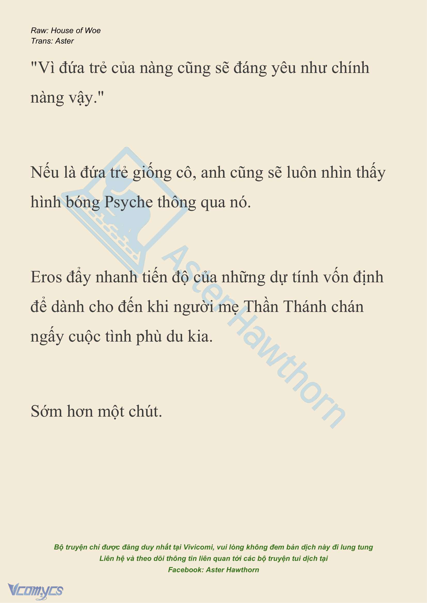 [NOVEL] Dành Cho Các Nữ Thần: Dành cho Psyche Chapter 27 - Trang 25