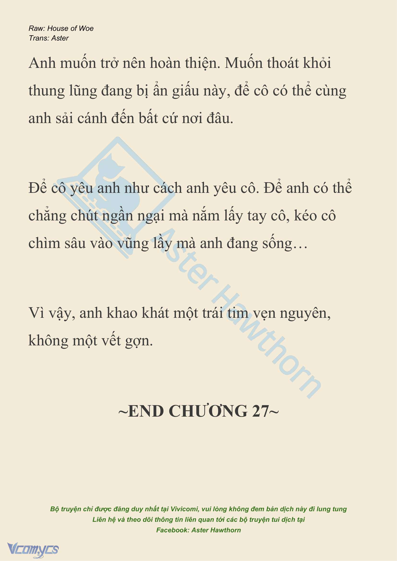 [NOVEL] Dành Cho Các Nữ Thần: Dành cho Psyche Chapter 27 - Trang 26