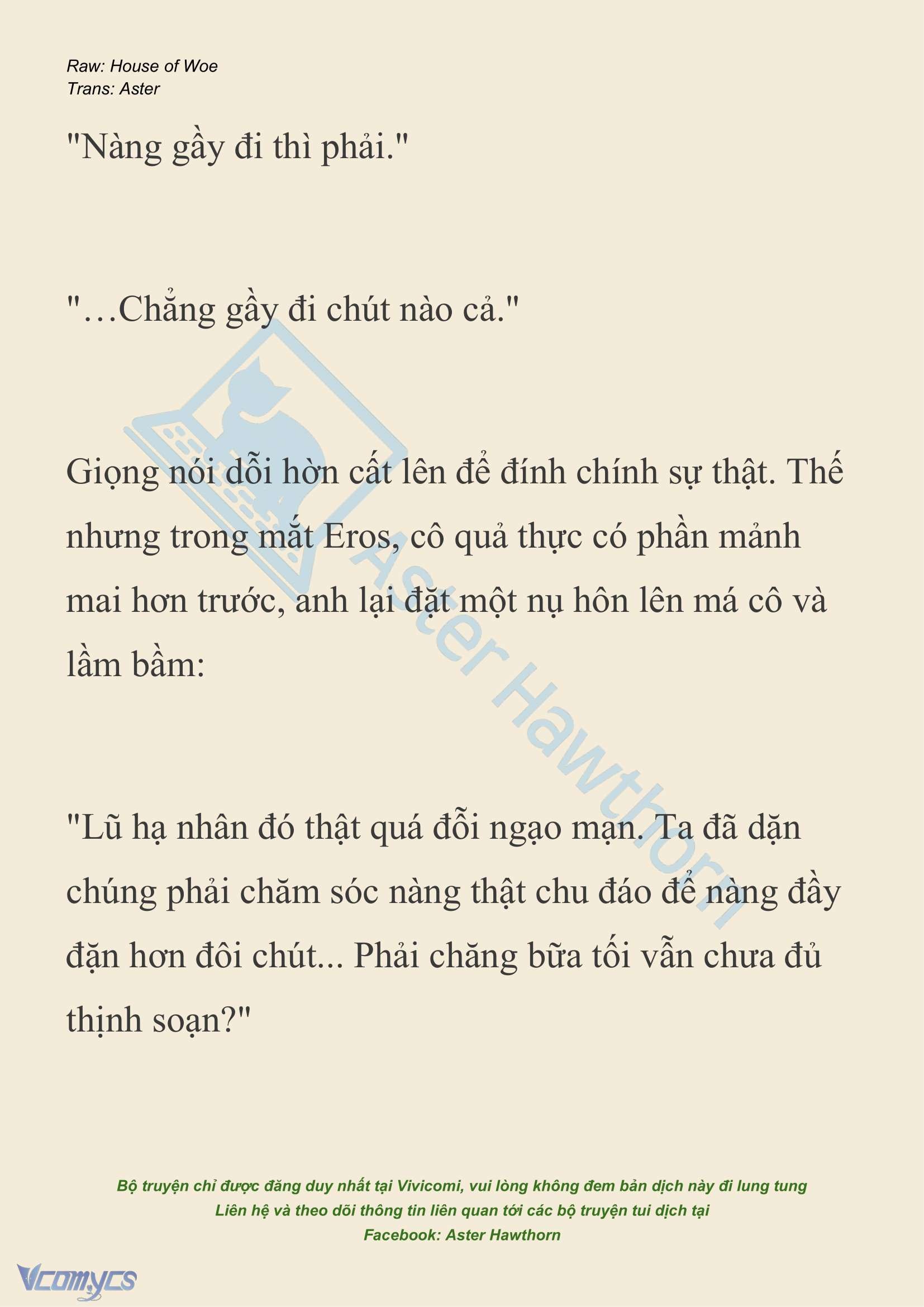 [NOVEL] Dành Cho Các Nữ Thần: Dành cho Psyche Chapter 27 - Trang 5
