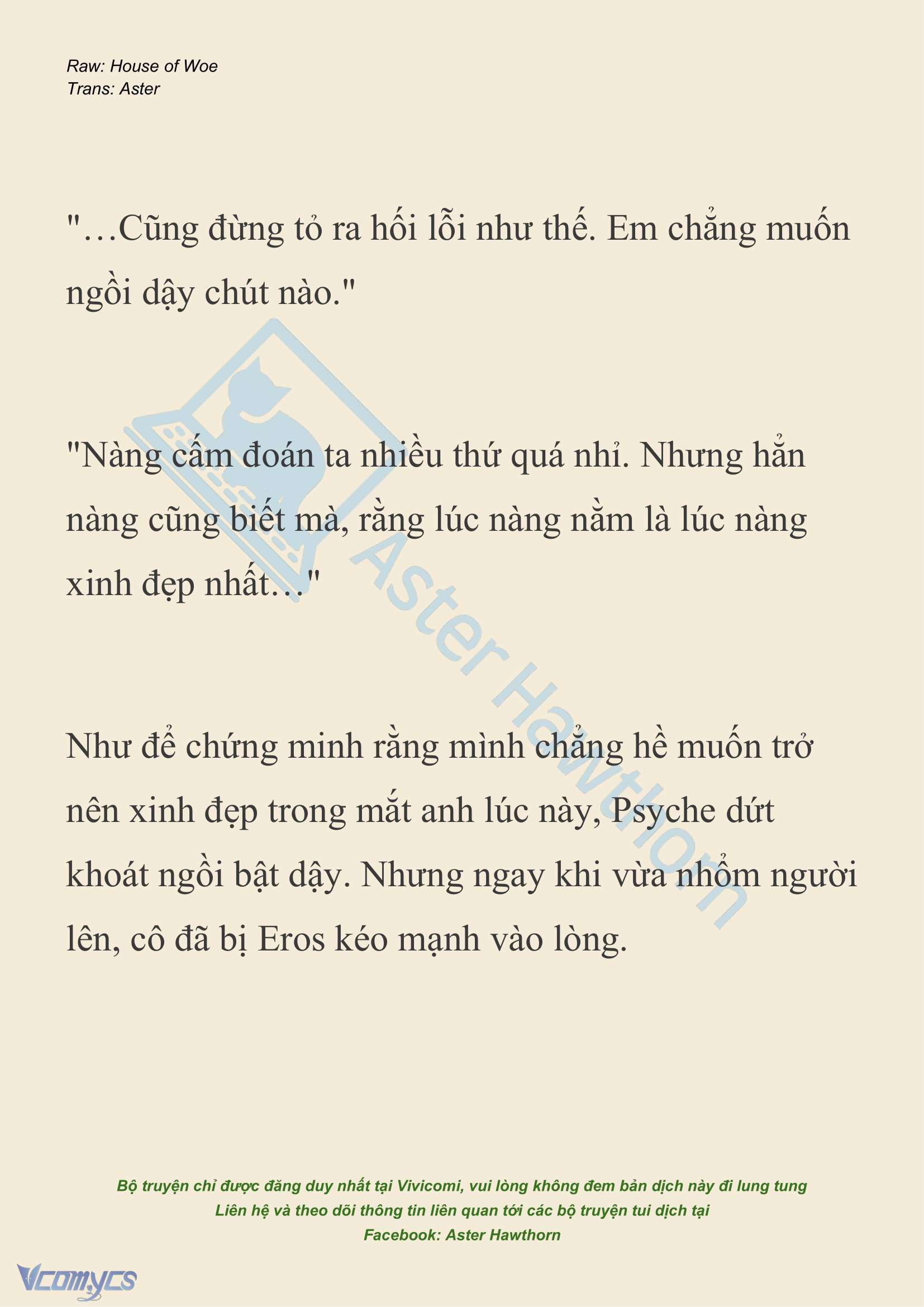 [NOVEL] Dành Cho Các Nữ Thần: Dành cho Psyche Chapter 27 - Trang 7