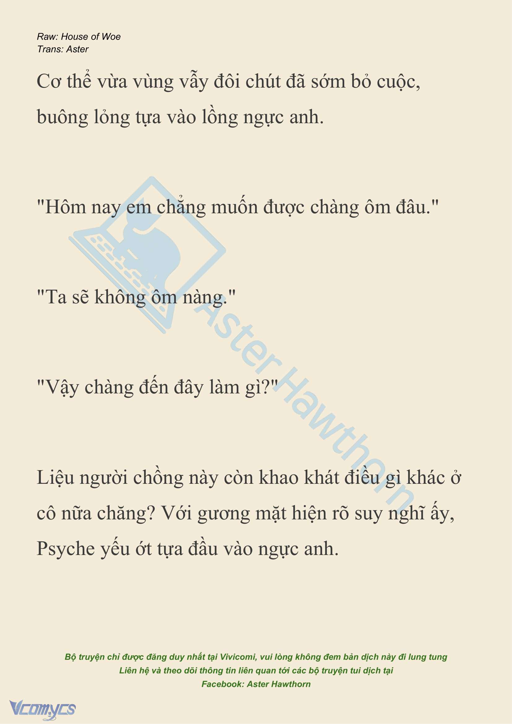 [NOVEL] Dành Cho Các Nữ Thần: Dành cho Psyche Chapter 27 - Trang 8