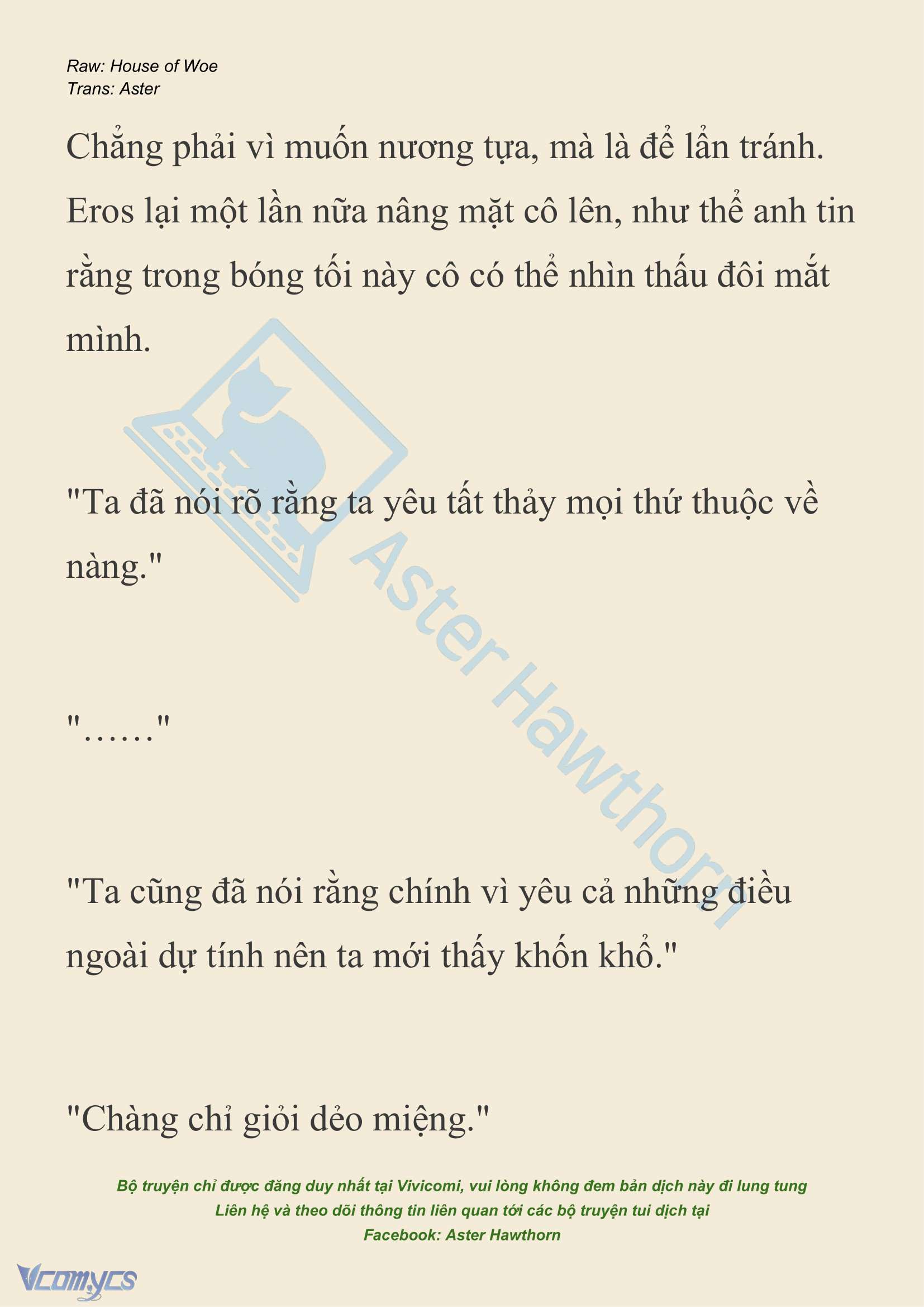 [NOVEL] Dành Cho Các Nữ Thần: Dành cho Psyche Chapter 27 - Trang 9