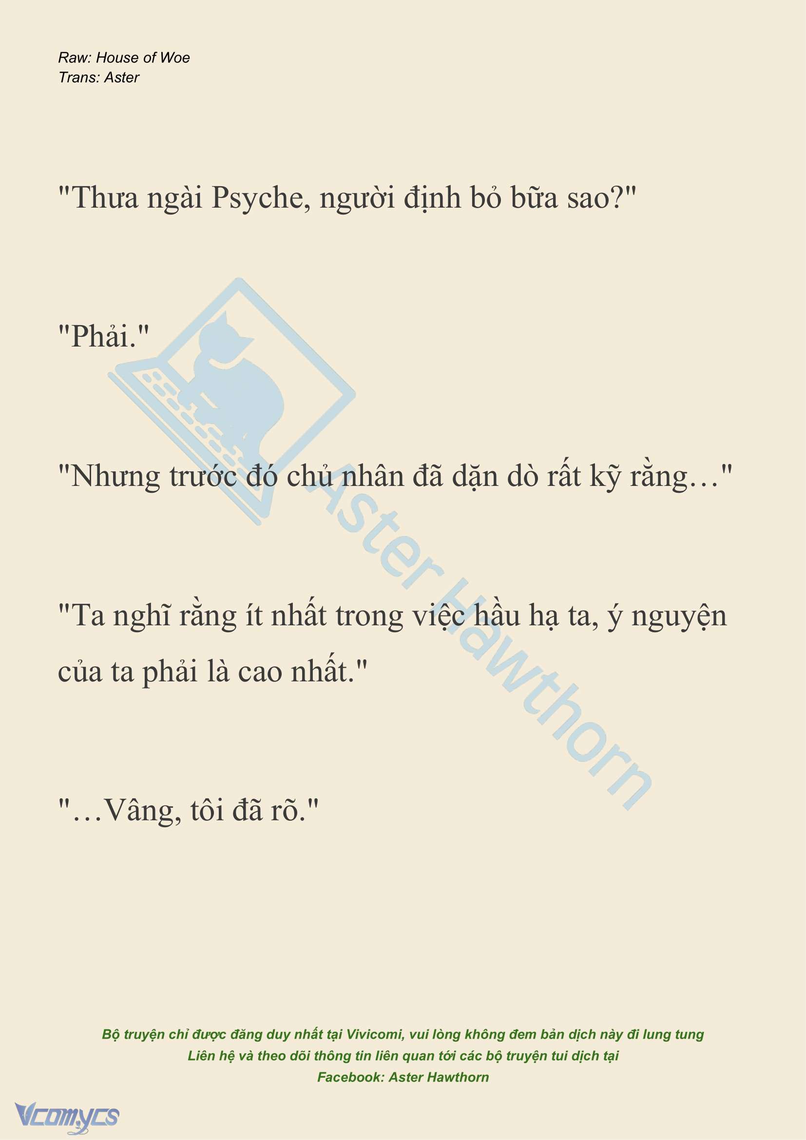 [NOVEL] Dành Cho Các Nữ Thần: Dành cho Psyche Chapter 28 - Trang 11