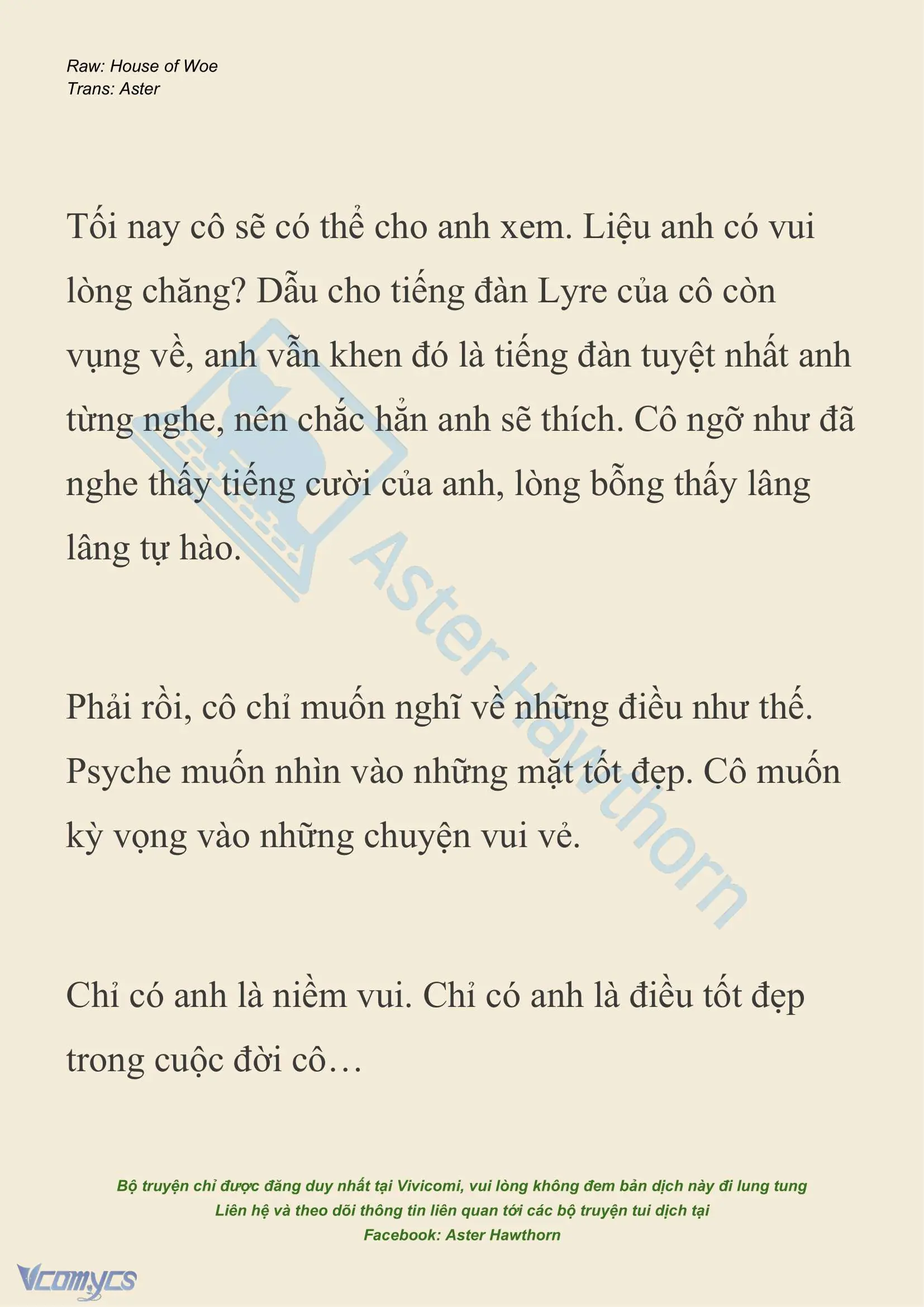 [NOVEL] Dành Cho Các Nữ Thần: Dành cho Psyche Chapter 28 - Trang 14