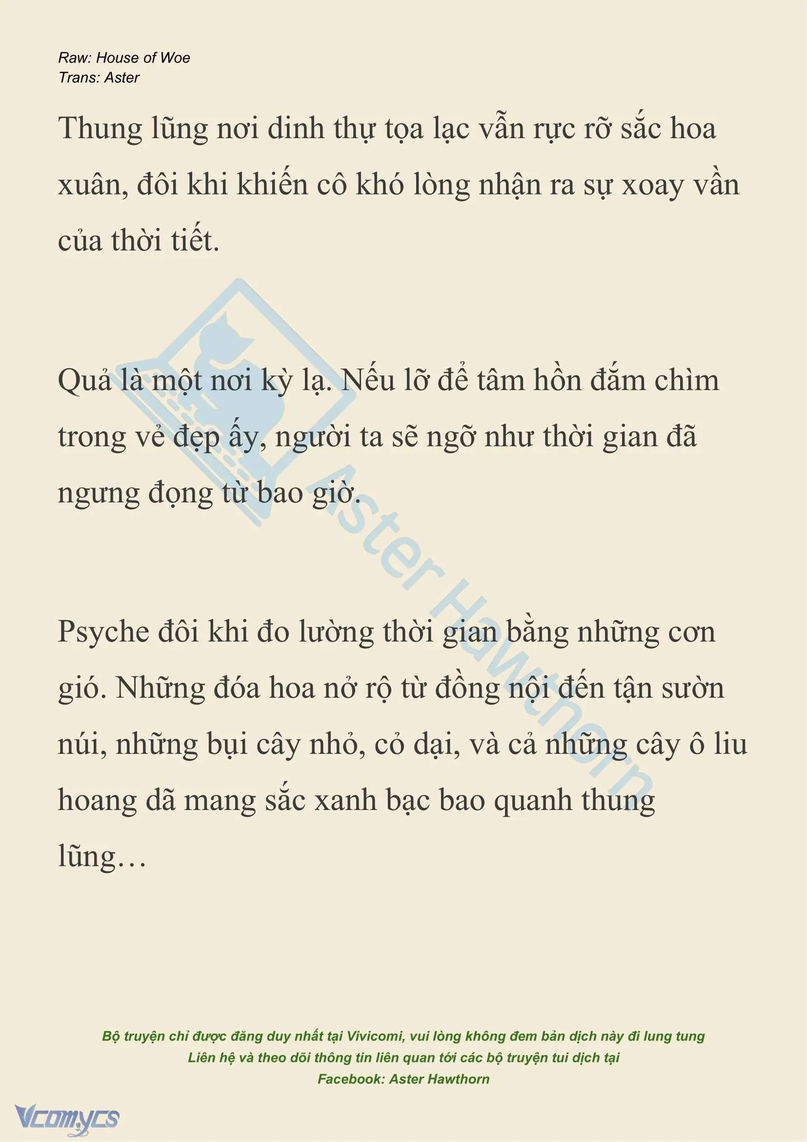 [NOVEL] Dành Cho Các Nữ Thần: Dành cho Psyche Chapter 28 - Trang 3