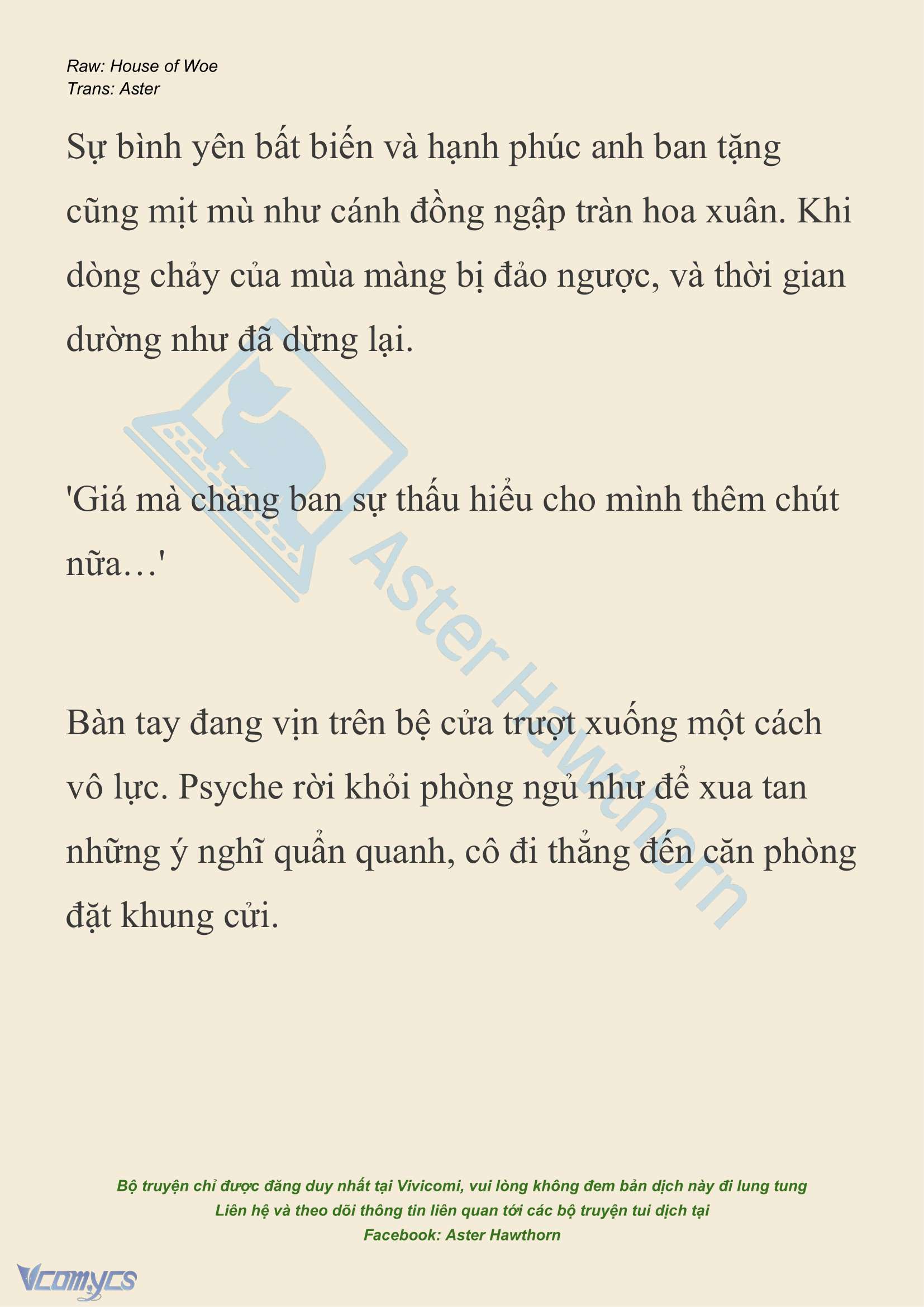 [NOVEL] Dành Cho Các Nữ Thần: Dành cho Psyche Chapter 28 - Trang 8