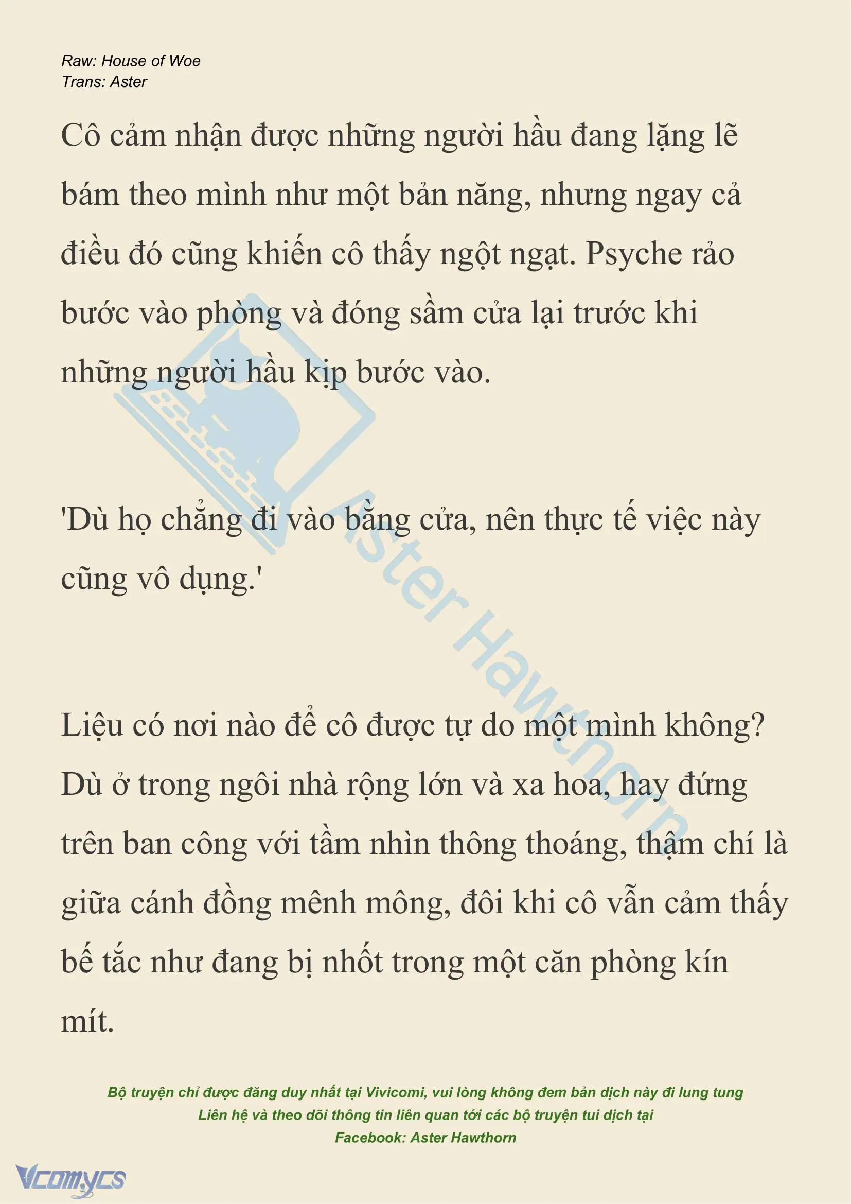 [NOVEL] Dành Cho Các Nữ Thần: Dành cho Psyche Chapter 28 - Trang 9
