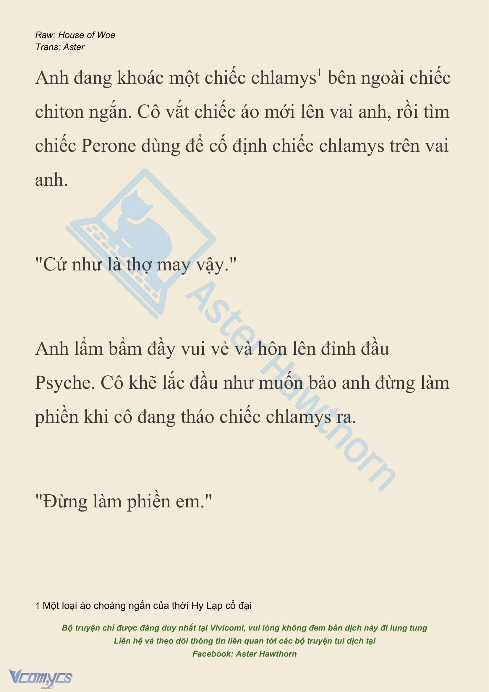 [NOVEL] Dành Cho Các Nữ Thần: Dành cho Psyche Chapter 29 - Trang 14