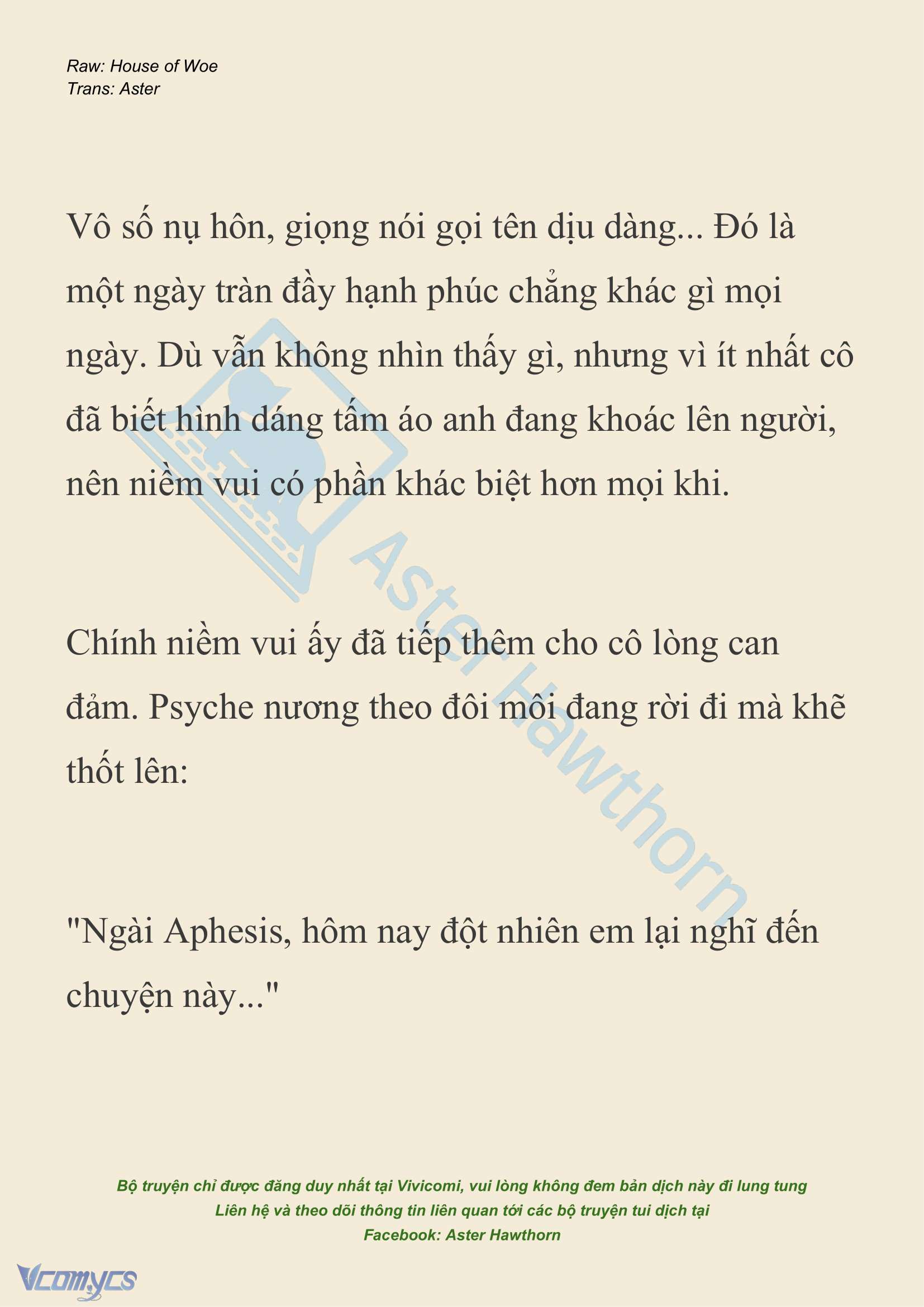 [NOVEL] Dành Cho Các Nữ Thần: Dành cho Psyche Chapter 29 - Trang 20
