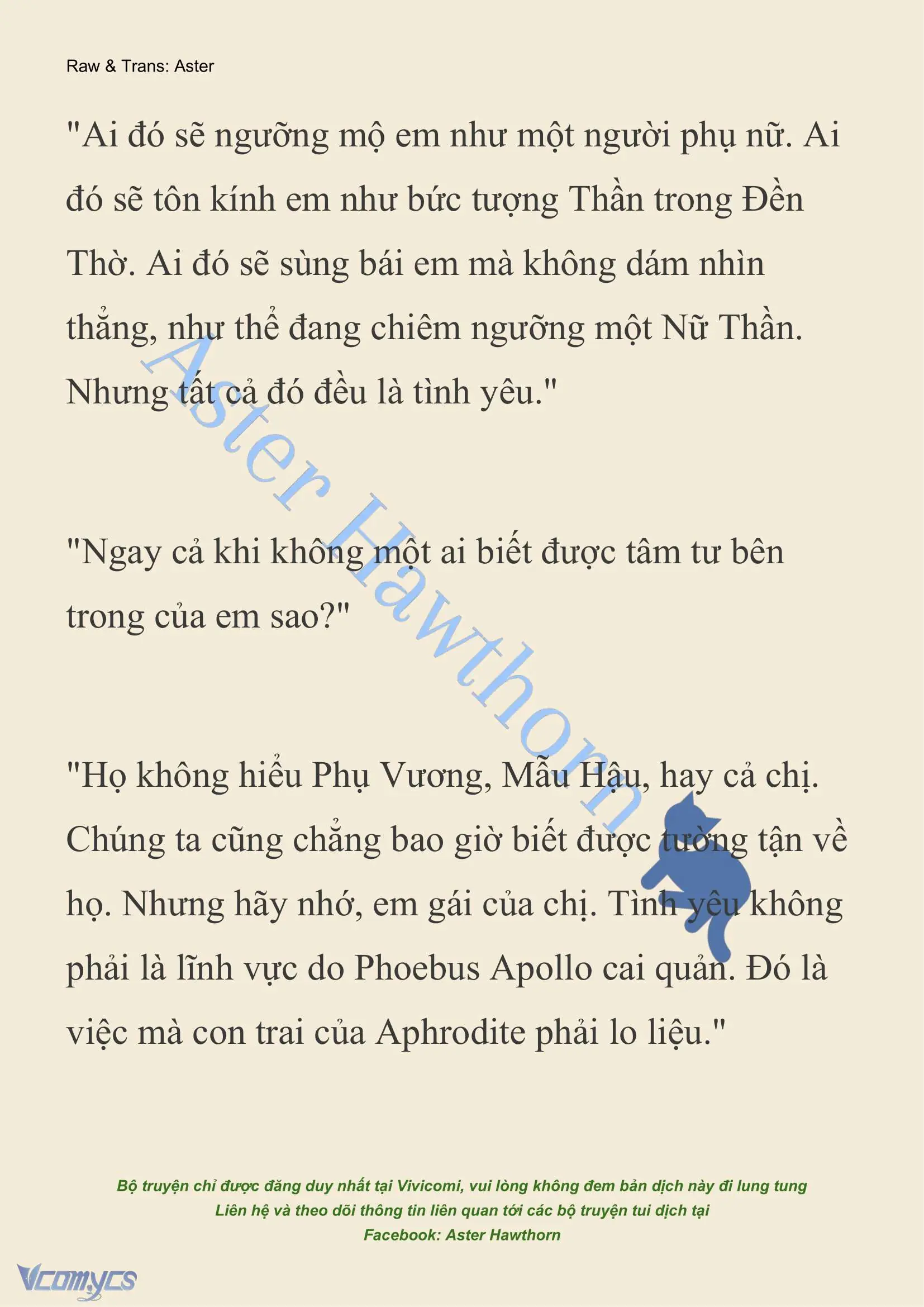 [NOVEL] Dành Cho Các Nữ Thần: Dành cho Psyche Chapter 3 - Trang 11