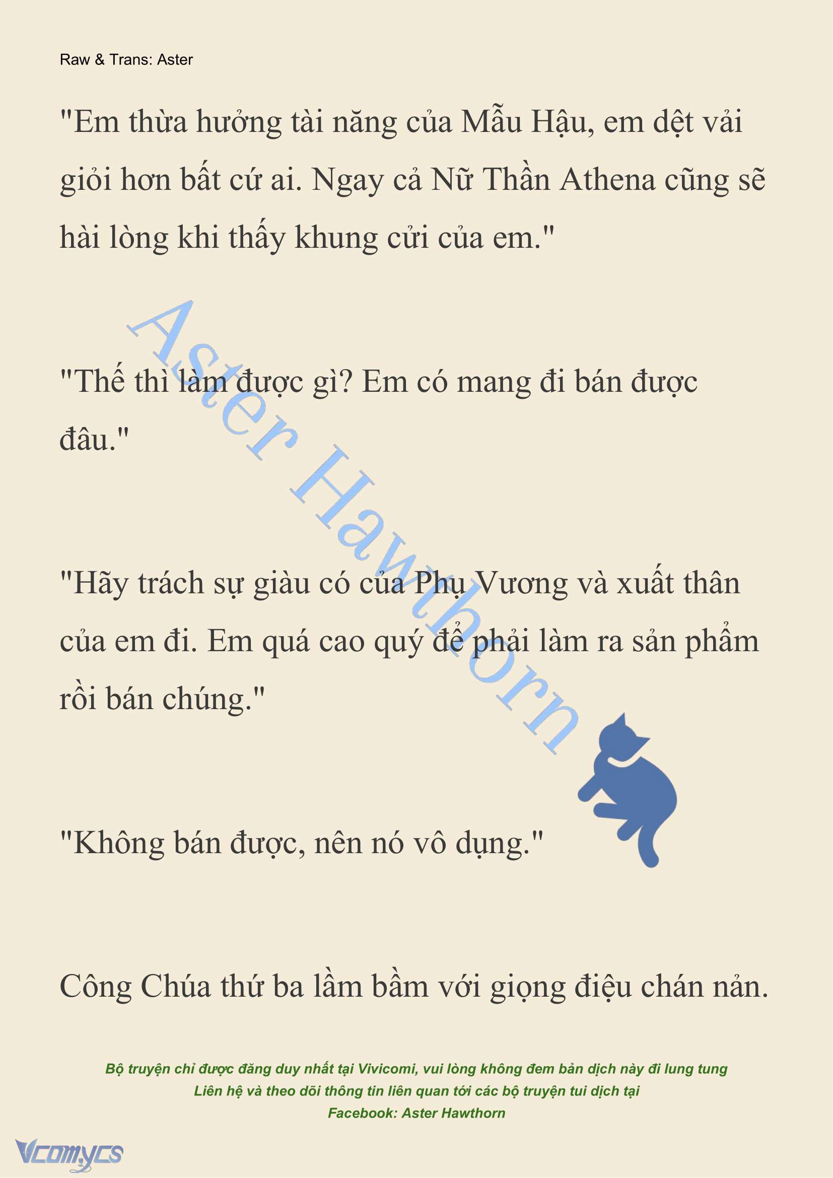 [NOVEL] Dành Cho Các Nữ Thần: Dành cho Psyche Chapter 3 - Trang 7
