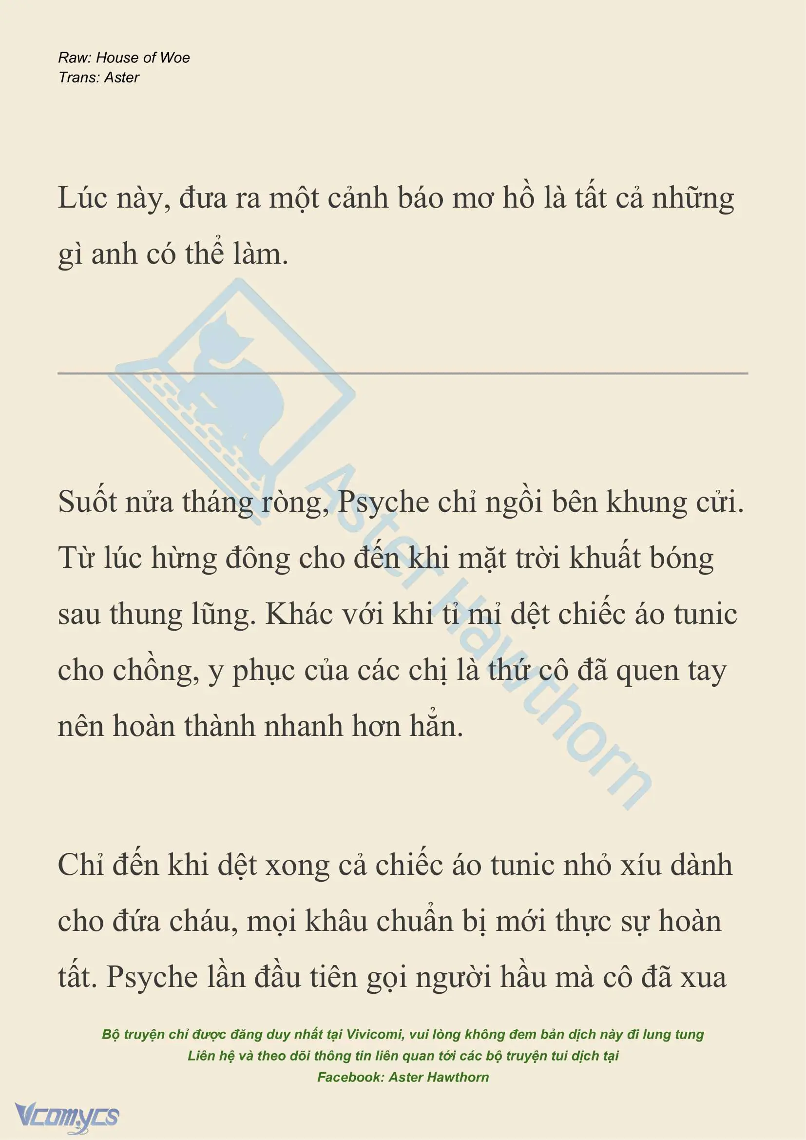 [NOVEL] Dành Cho Các Nữ Thần: Dành cho Psyche Chapter 30 - Trang 16