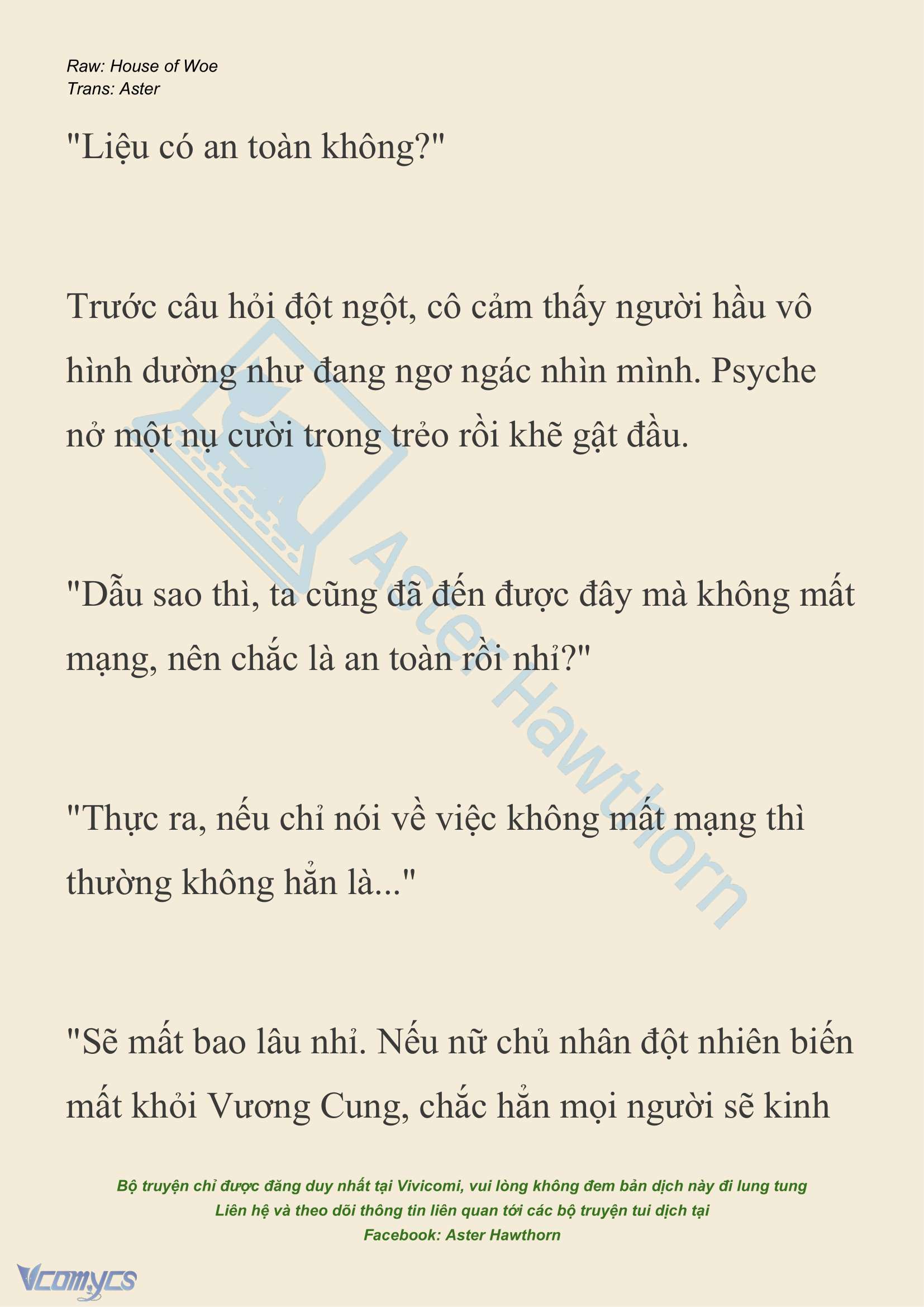 [NOVEL] Dành Cho Các Nữ Thần: Dành cho Psyche Chapter 30 - Trang 18