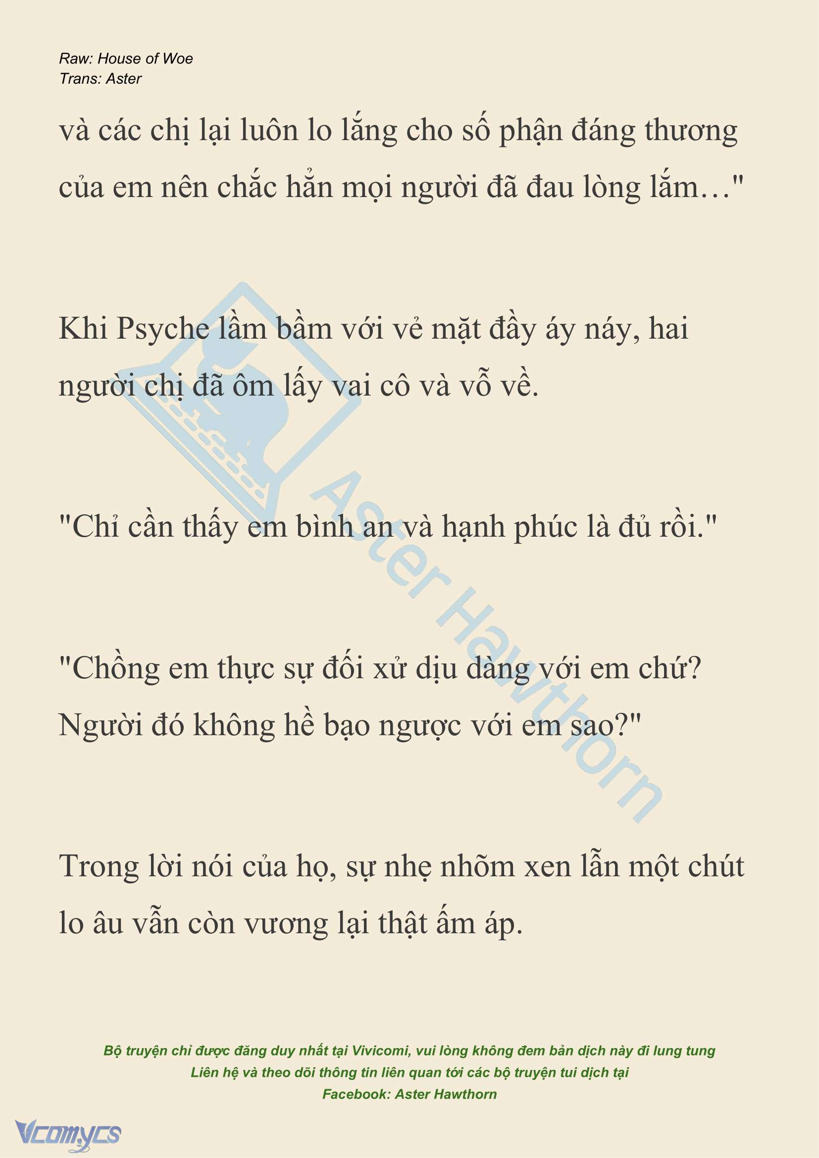 [NOVEL] Dành Cho Các Nữ Thần: Dành cho Psyche Chapter 31 - Trang 12