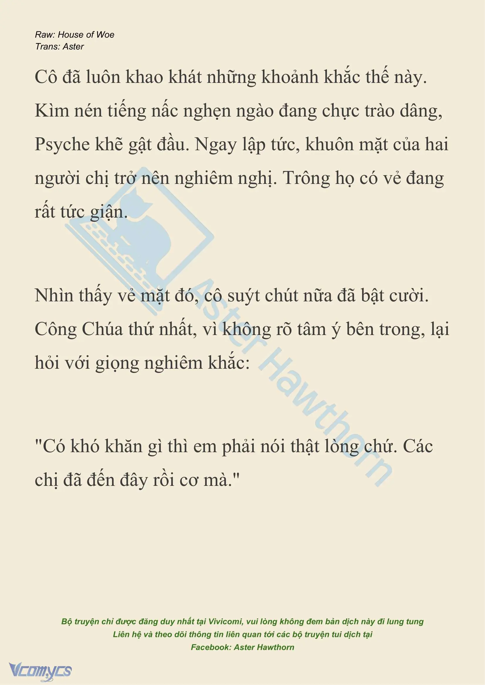 [NOVEL] Dành Cho Các Nữ Thần: Dành cho Psyche Chapter 31 - Trang 13