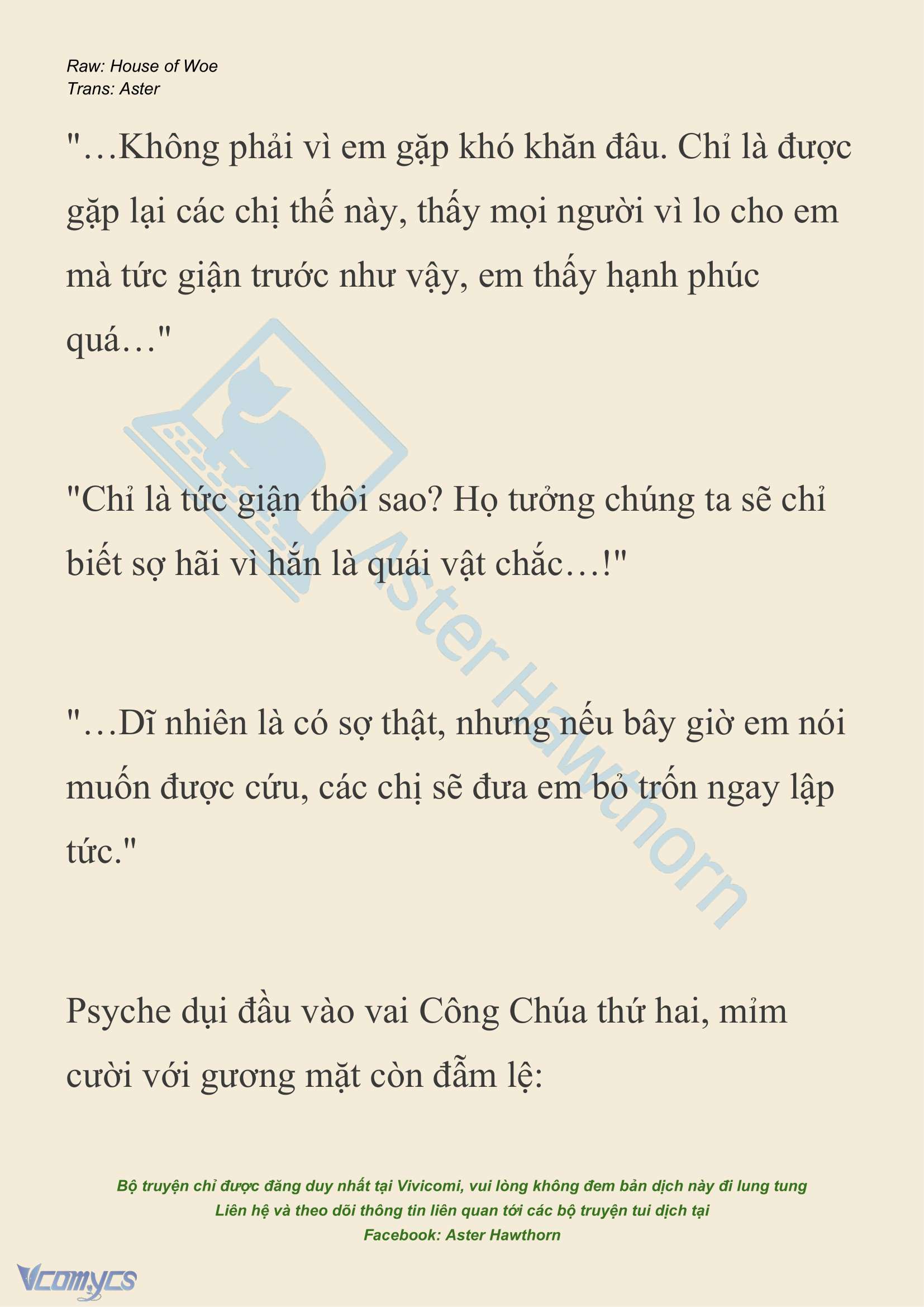 [NOVEL] Dành Cho Các Nữ Thần: Dành cho Psyche Chapter 31 - Trang 14