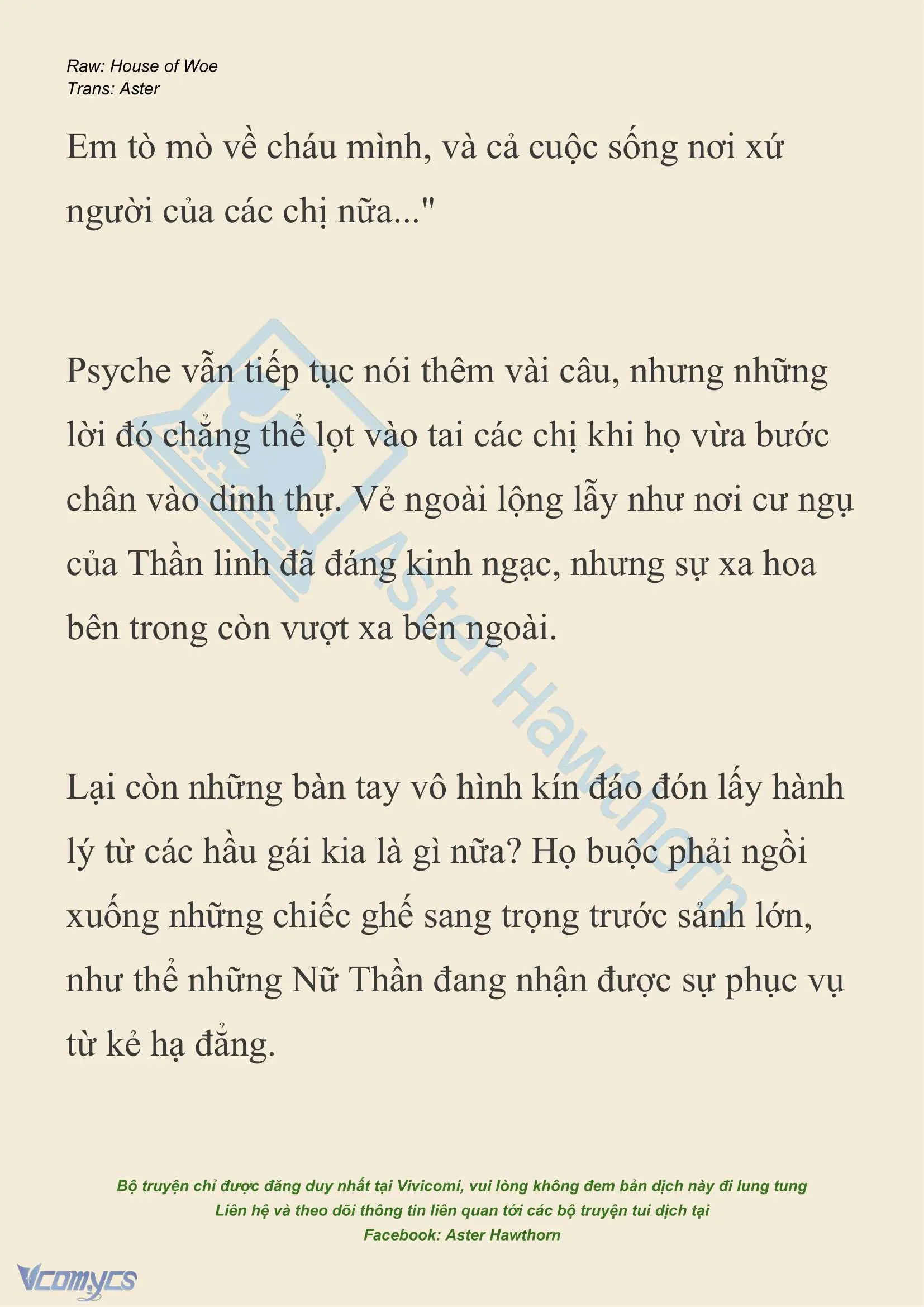 [NOVEL] Dành Cho Các Nữ Thần: Dành cho Psyche Chapter 31 - Trang 18