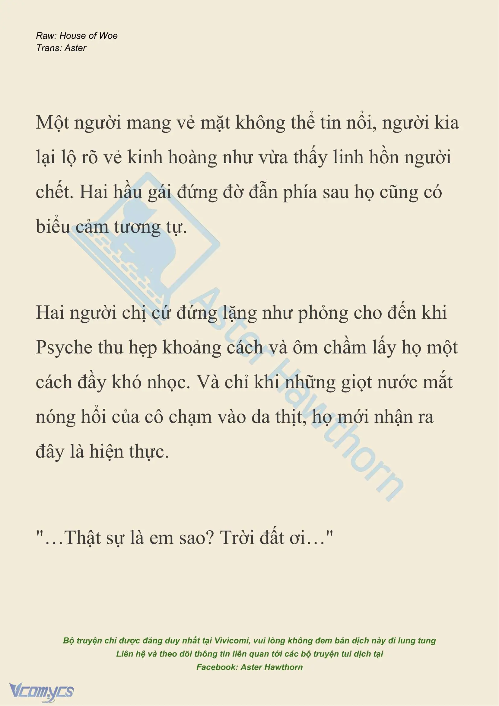 [NOVEL] Dành Cho Các Nữ Thần: Dành cho Psyche Chapter 31 - Trang 4