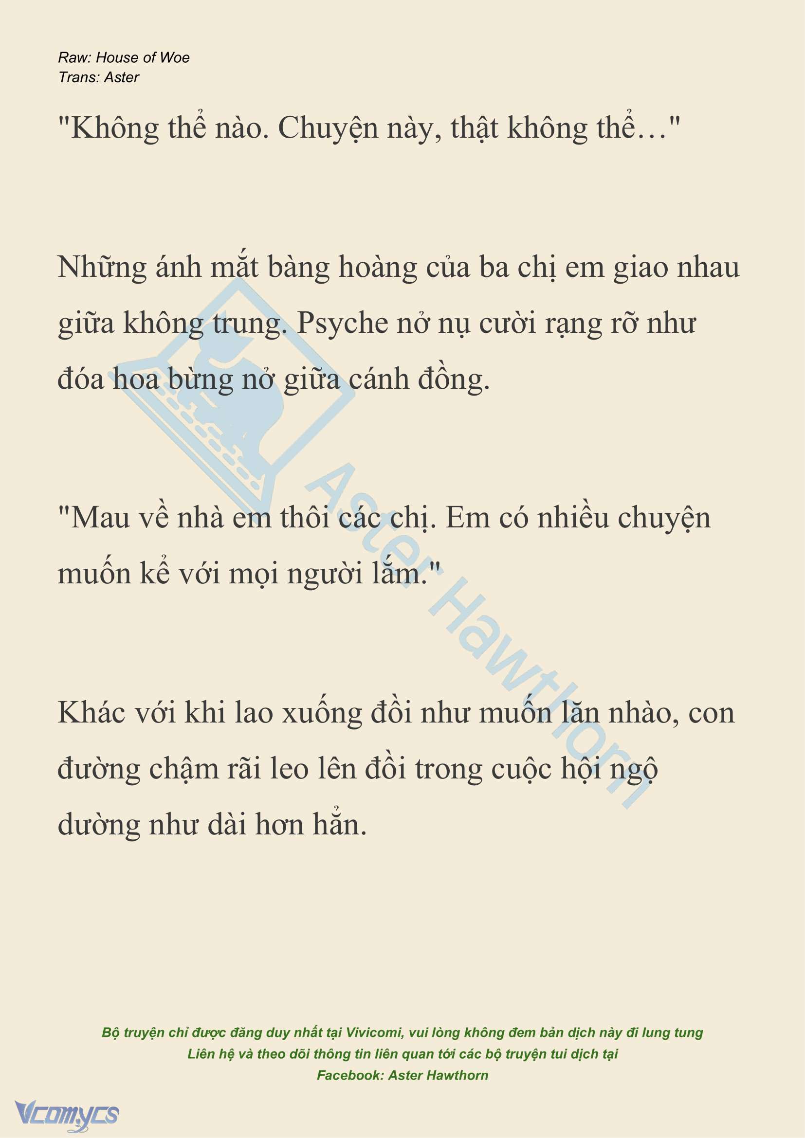 [NOVEL] Dành Cho Các Nữ Thần: Dành cho Psyche Chapter 31 - Trang 5