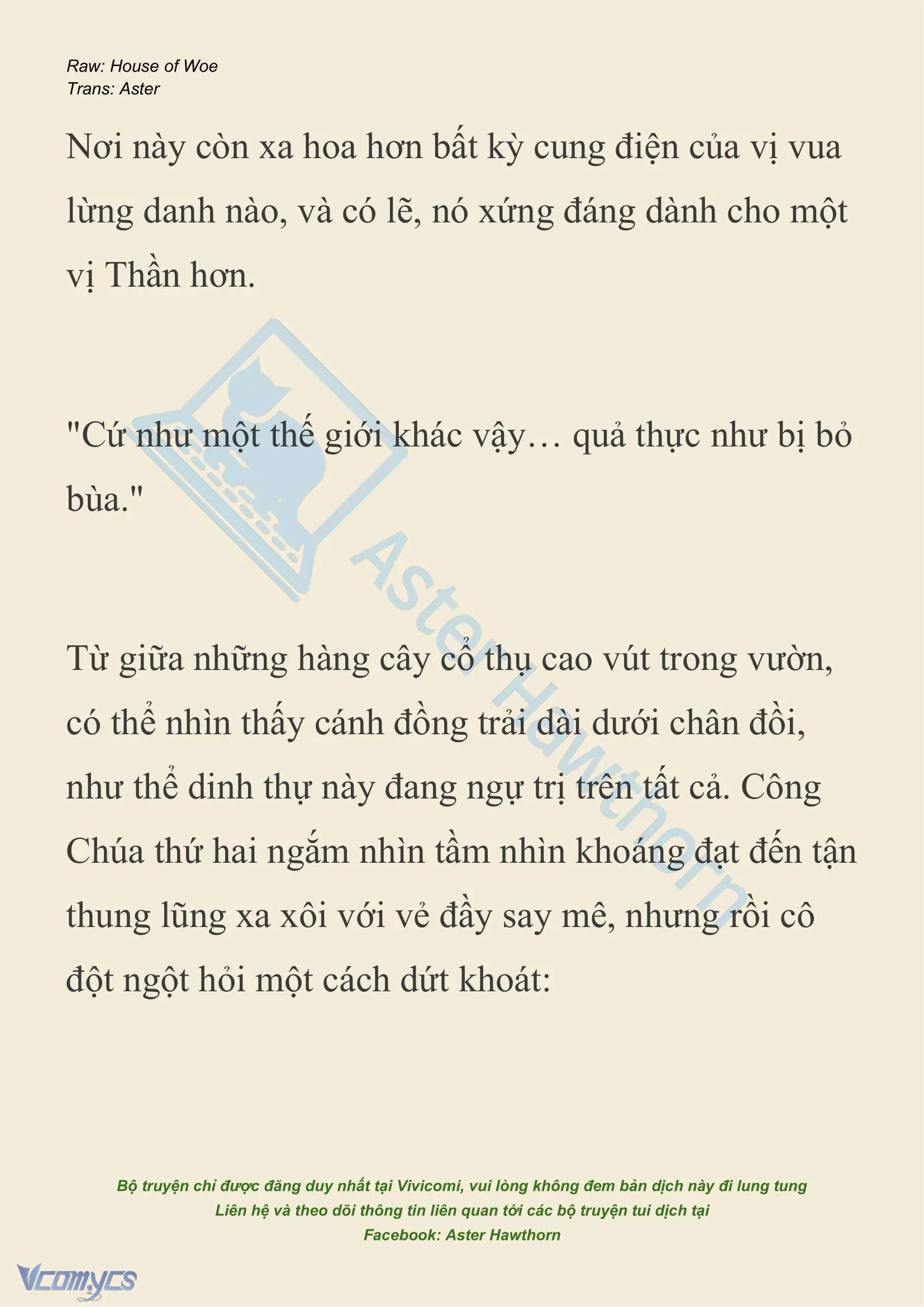 [NOVEL] Dành Cho Các Nữ Thần: Dành cho Psyche Chapter 31 - Trang 8