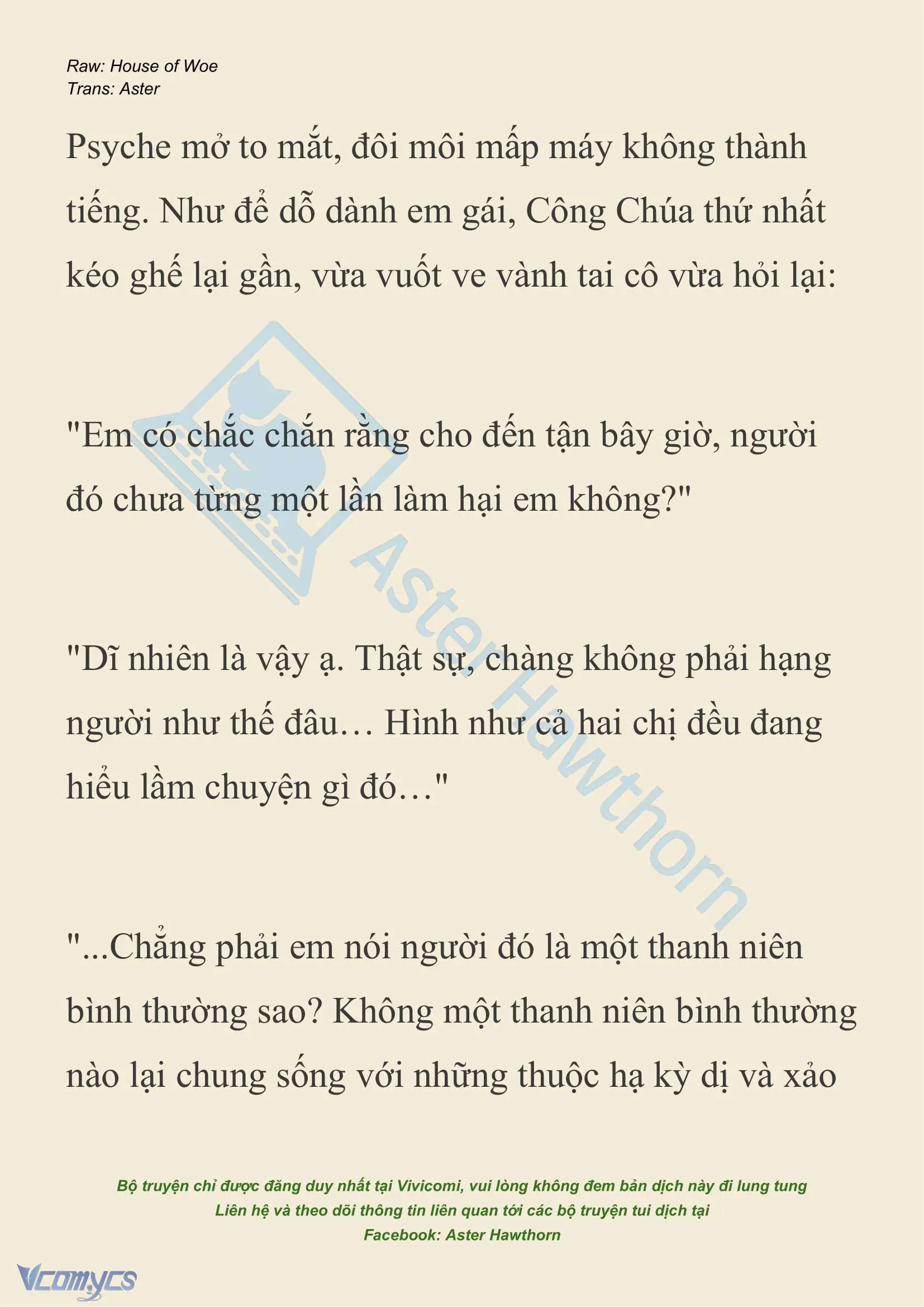 [NOVEL] Dành Cho Các Nữ Thần: Dành cho Psyche Chapter 33 - Trang 13
