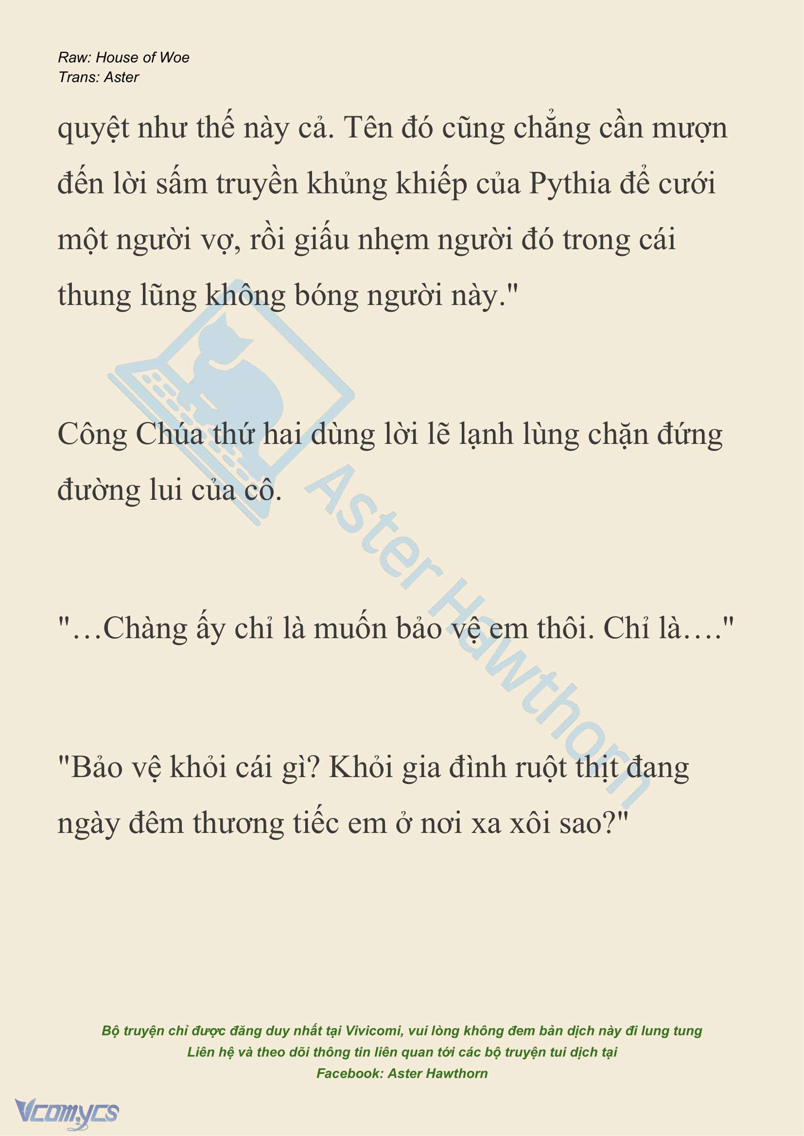 [NOVEL] Dành Cho Các Nữ Thần: Dành cho Psyche Chapter 33 - Trang 14
