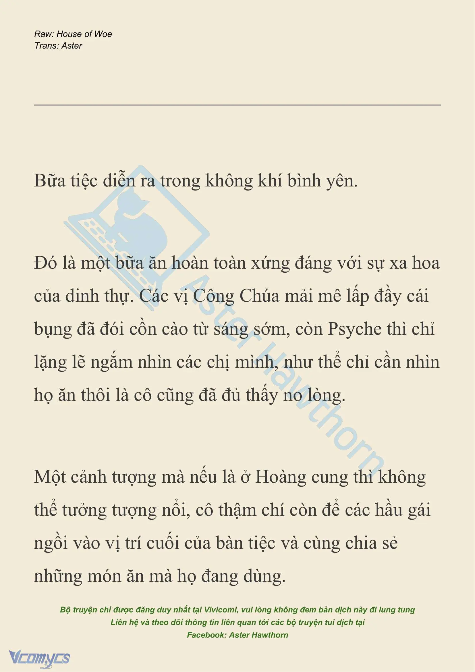 [NOVEL] Dành Cho Các Nữ Thần: Dành cho Psyche Chapter 33 - Trang 6