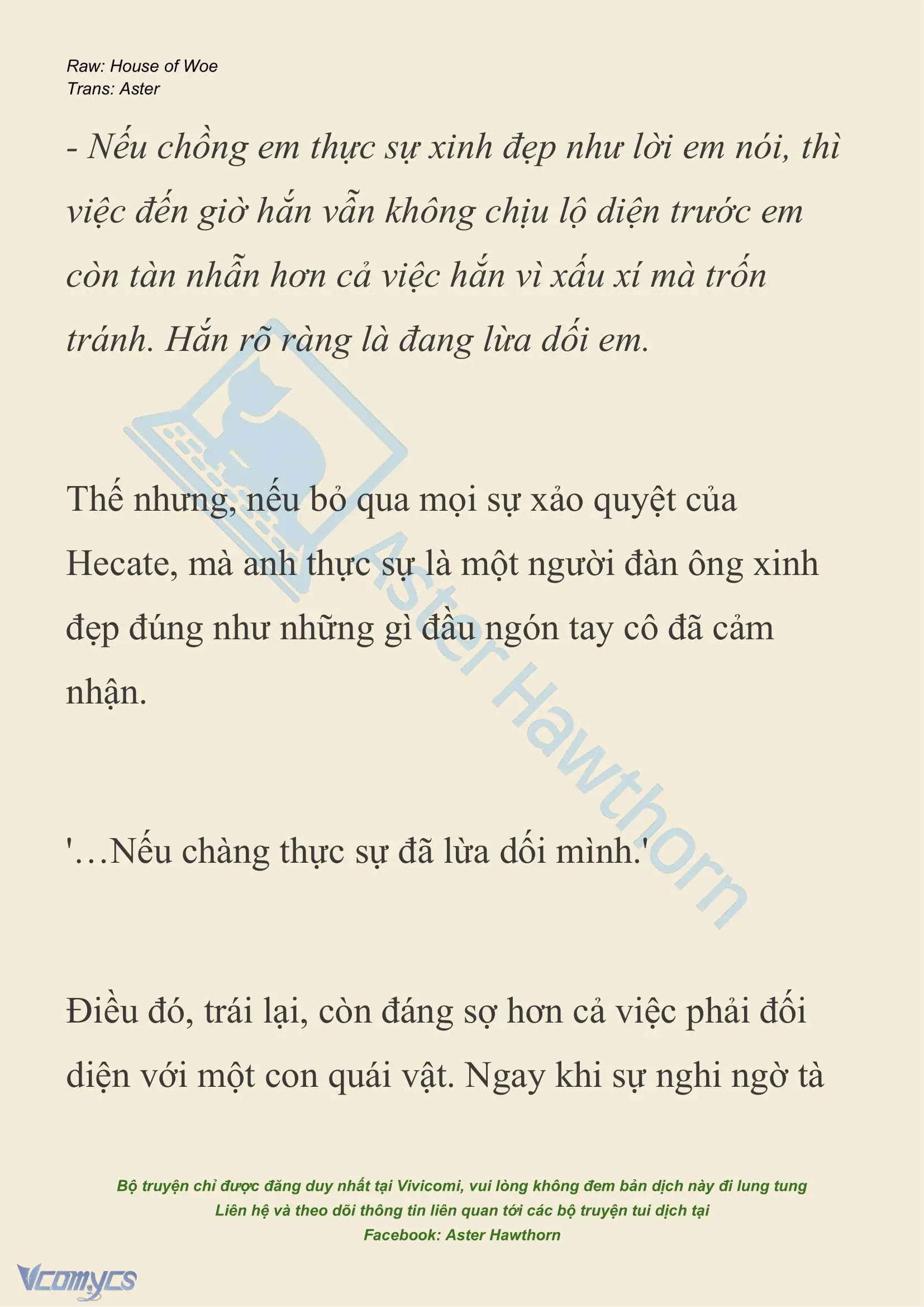 [NOVEL] Dành Cho Các Nữ Thần: Dành cho Psyche Chapter 34 - Trang 14